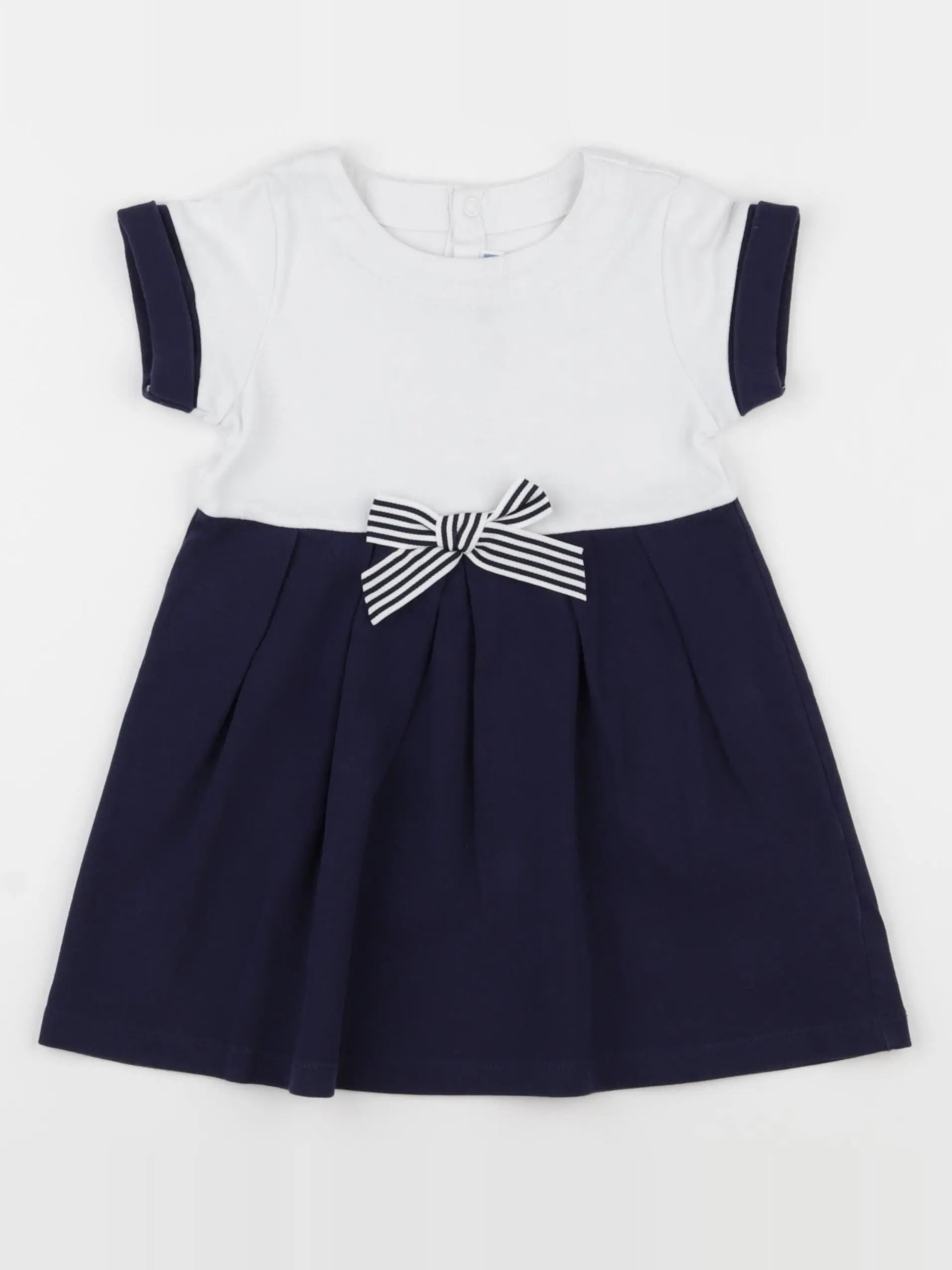 Jacadi - robe bleu, blanc - 24 mois