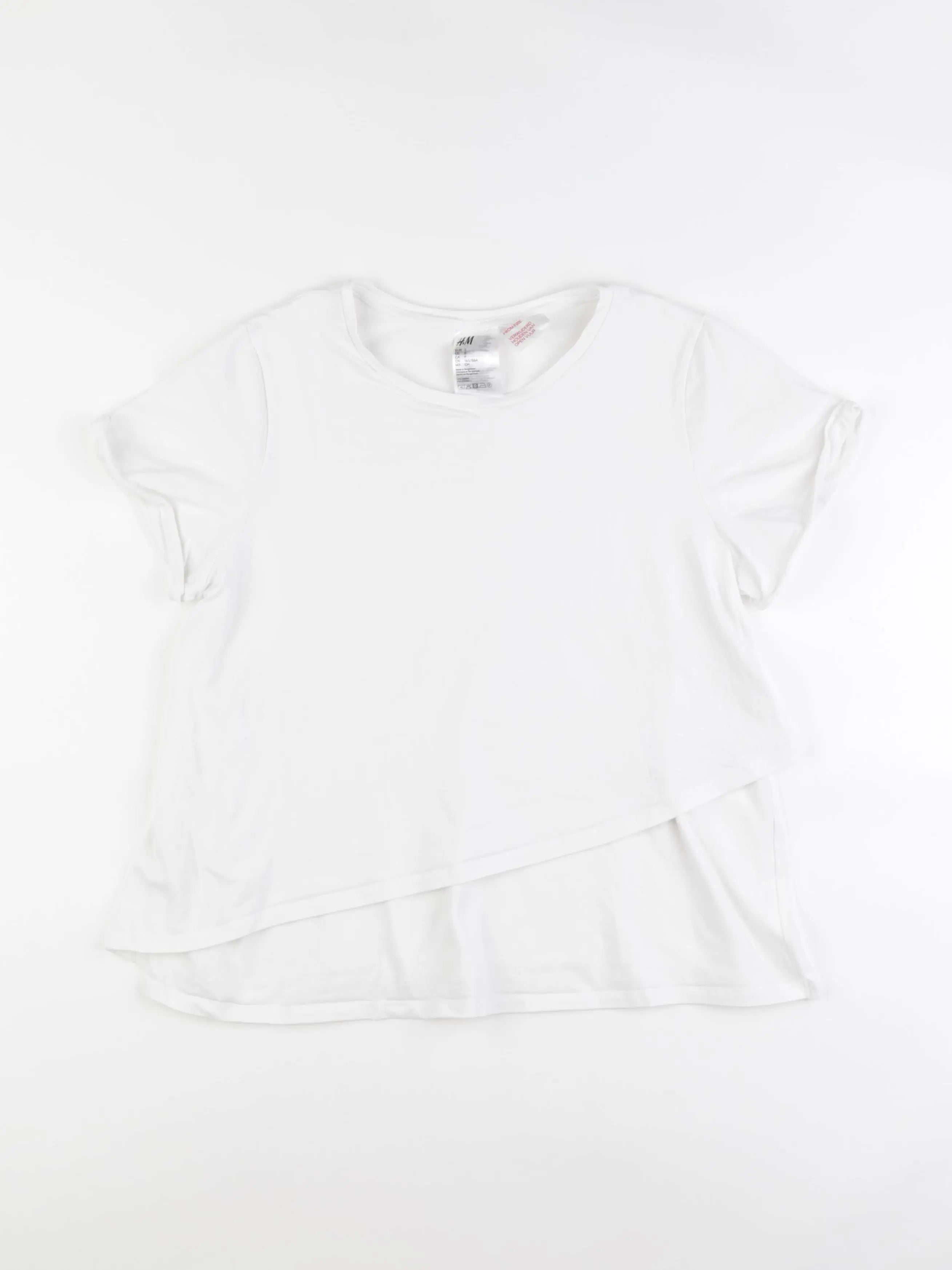 H&M - tee-shirt grossesse blanc - 36 à 38