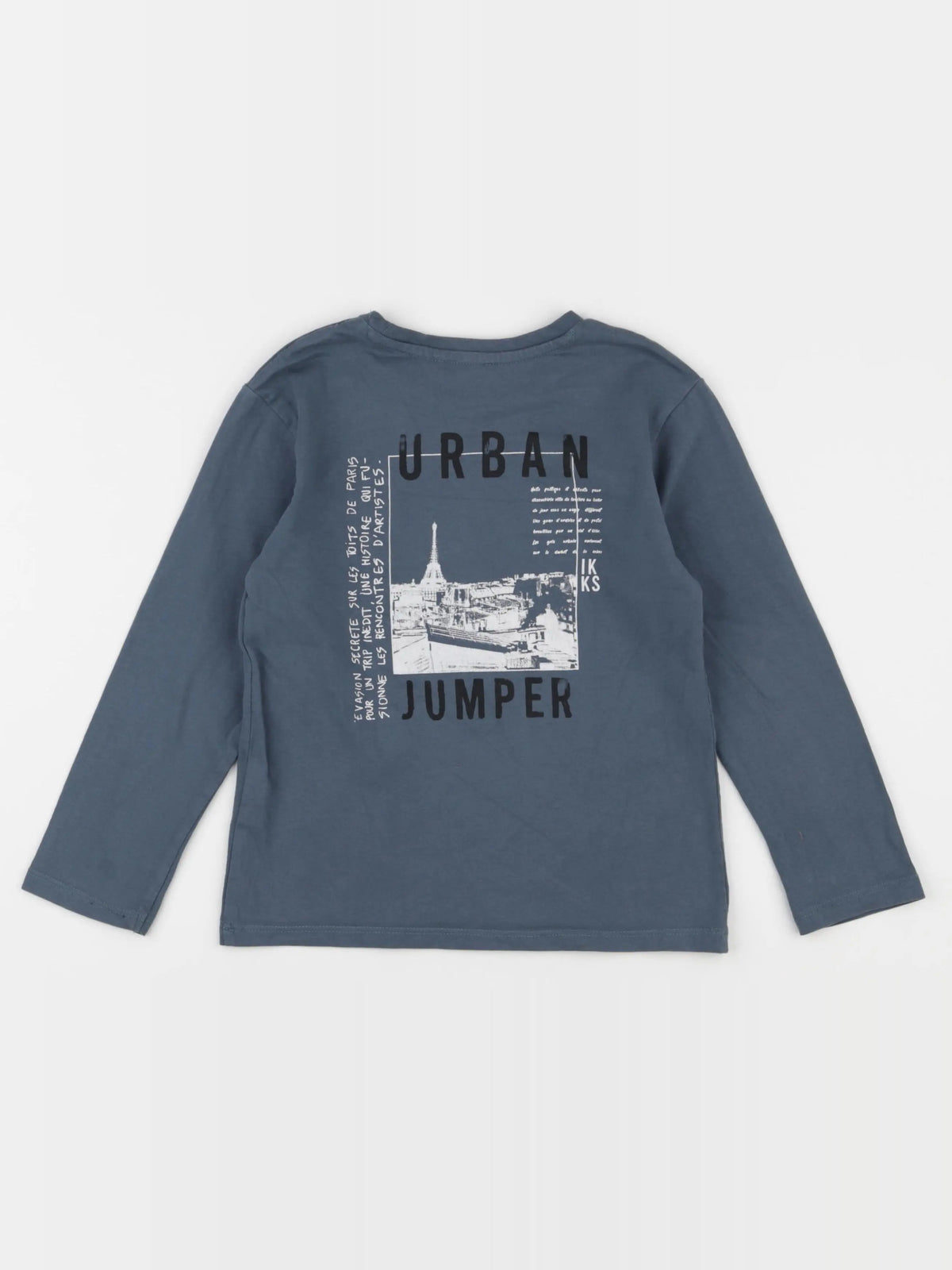 IKKS - tee-shirt bleu - 6 ans