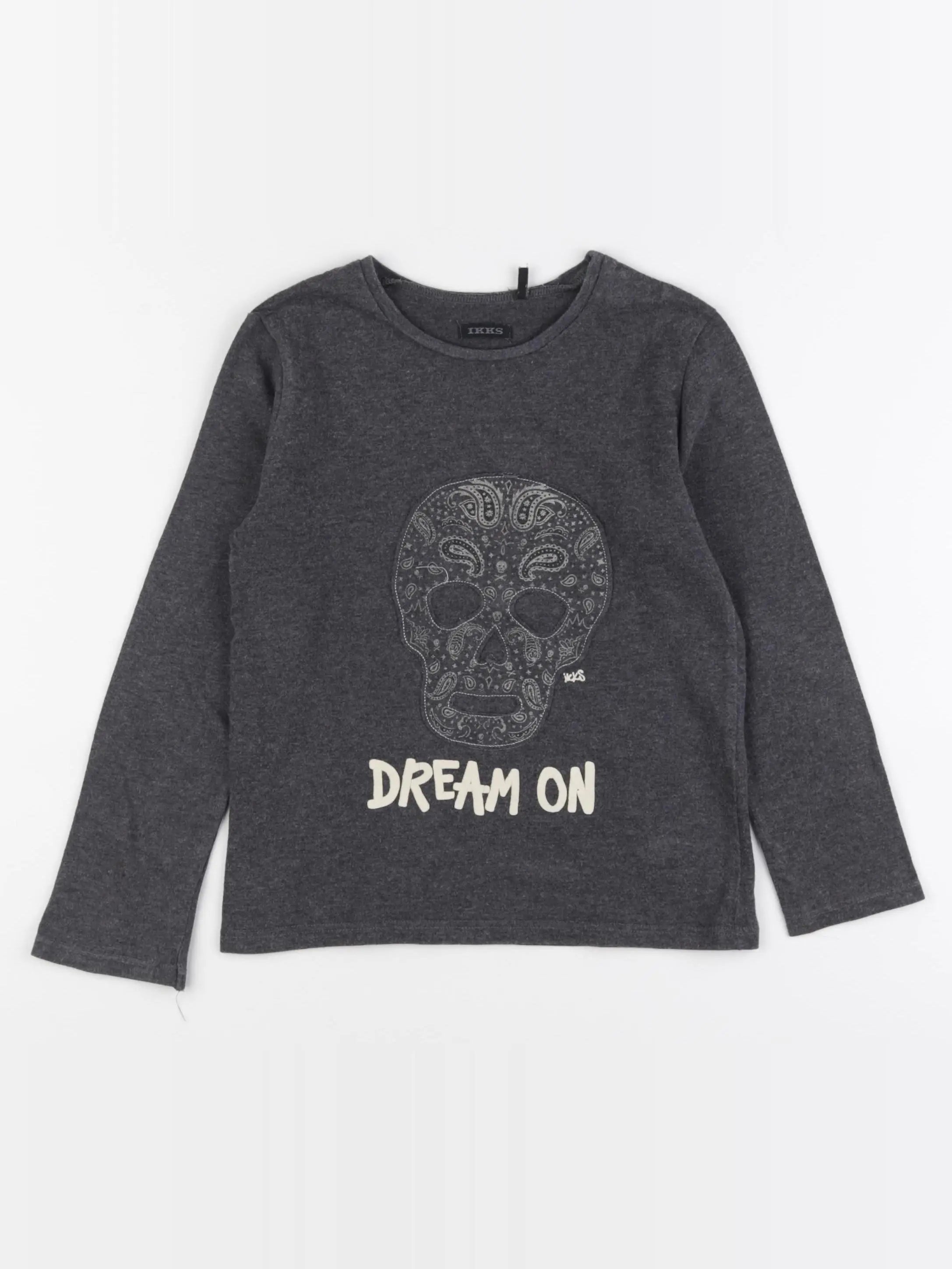 IKKS - tee-shirt gris - 6 ans