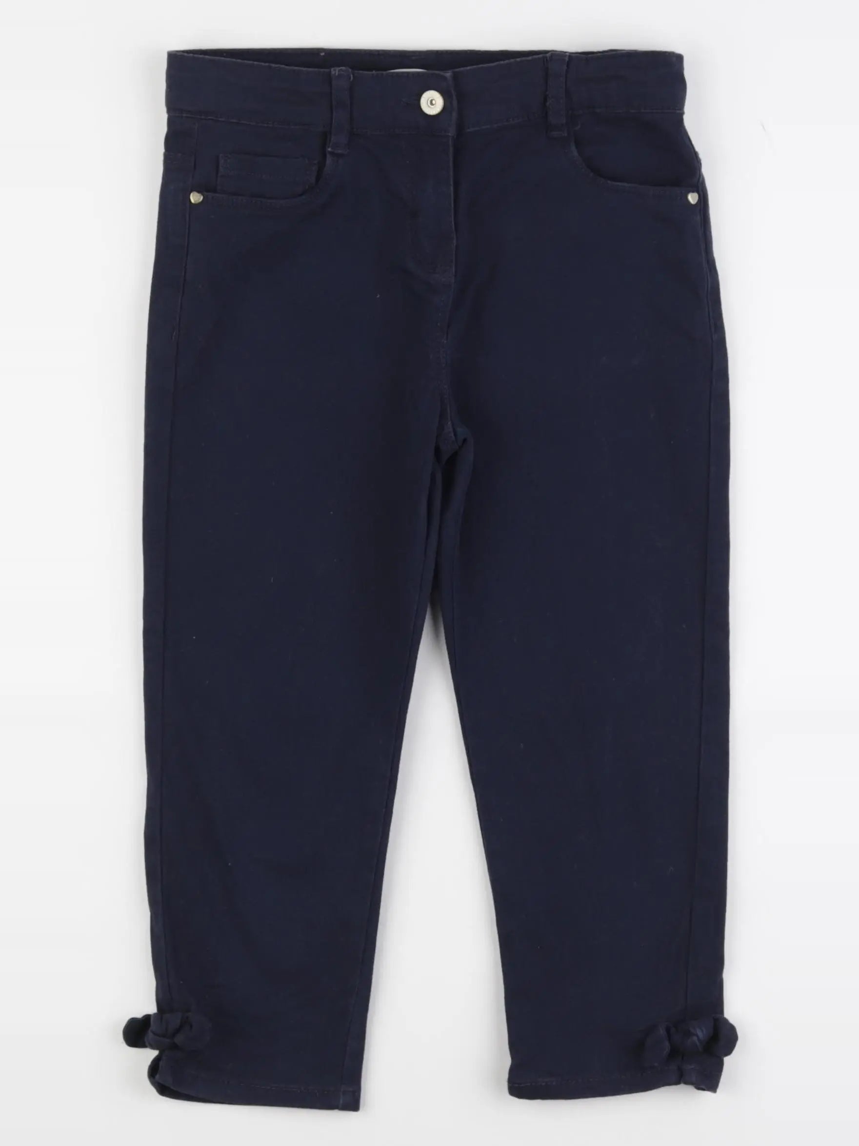 Vertbaudet - pantalon bleu - 8 ans