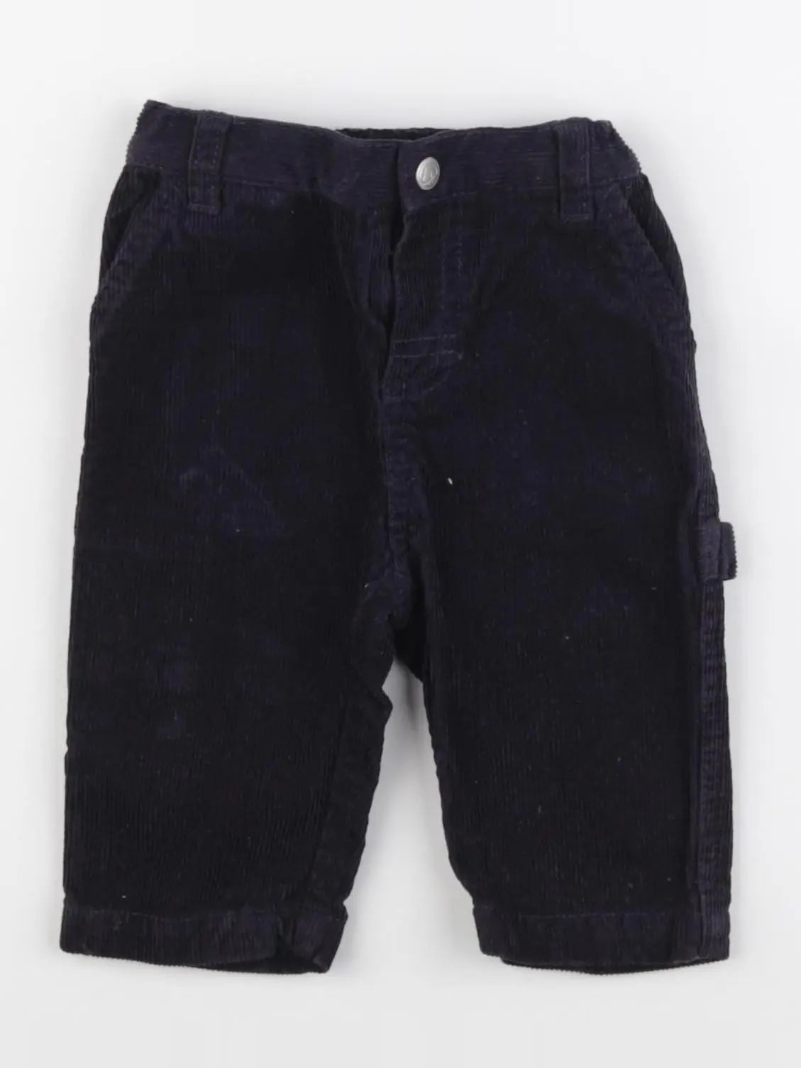 Petit Bateau - pantalon bleu - 3 mois