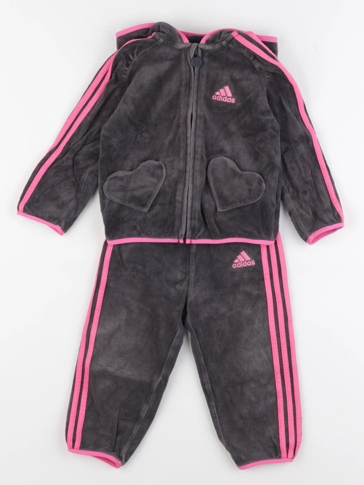 Adidas - ensemble gris - 9/12 mois