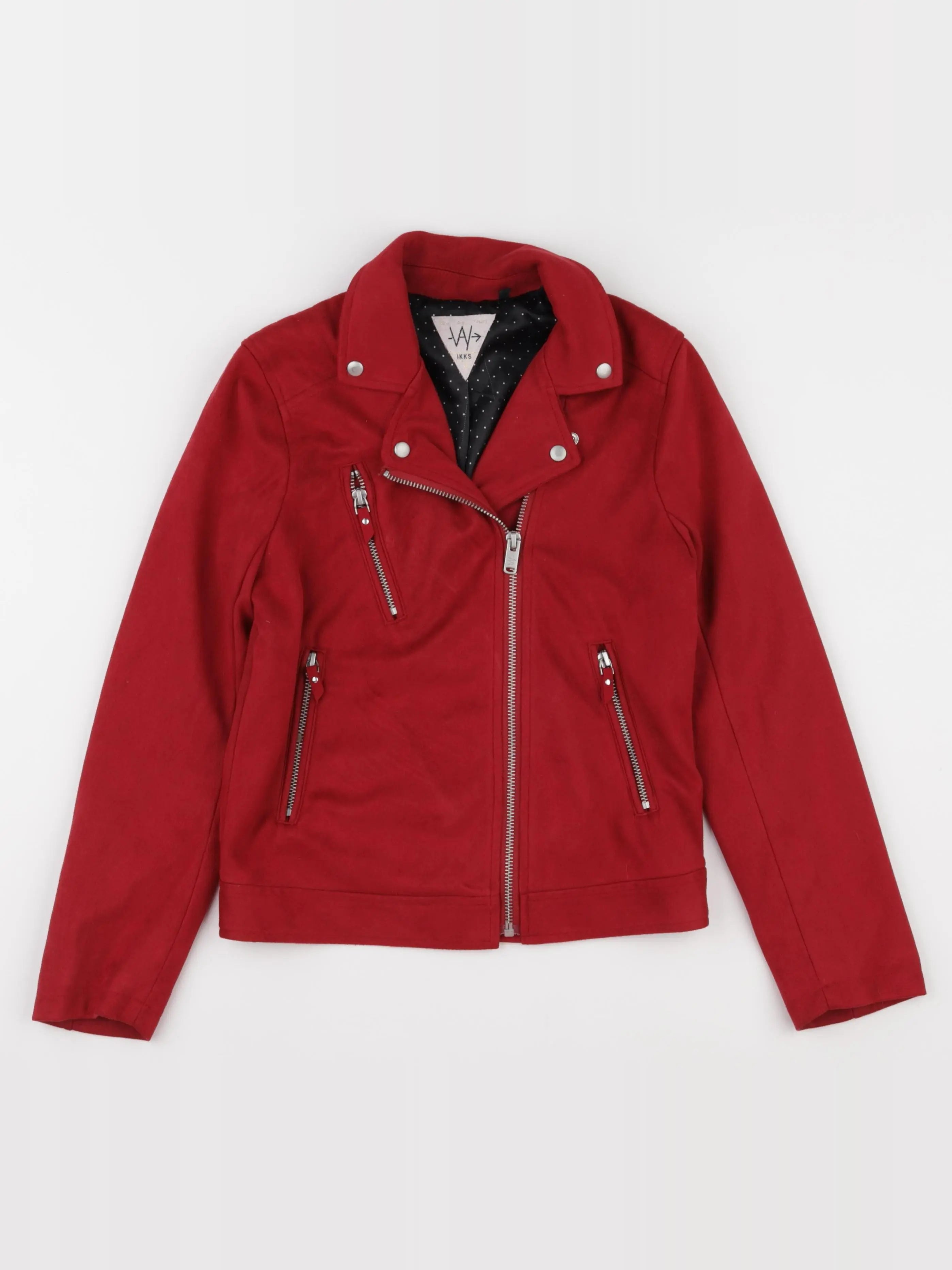 IKKS - veste rouge - 10 ans