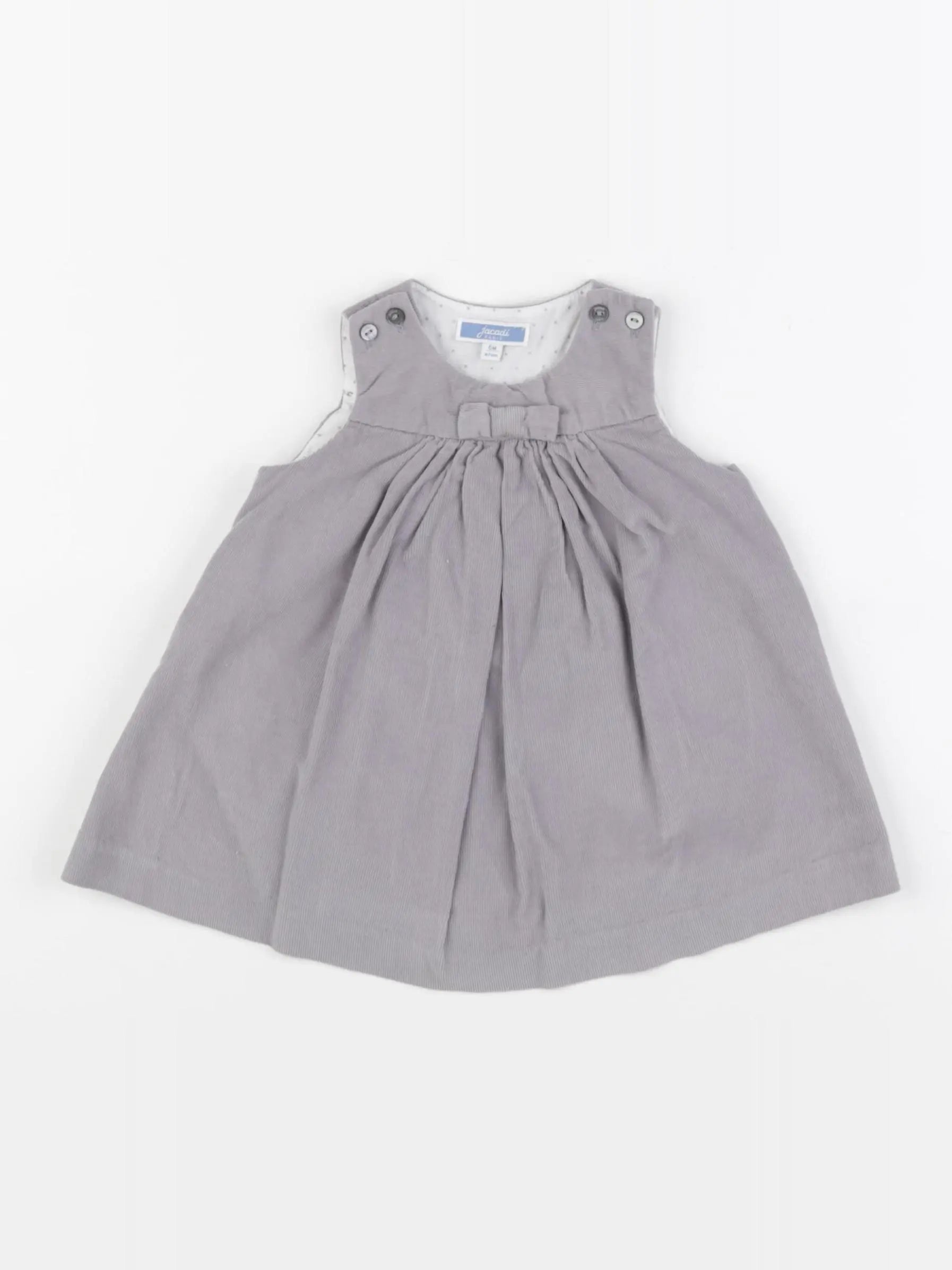 Jacadi - robe gris - 6 mois