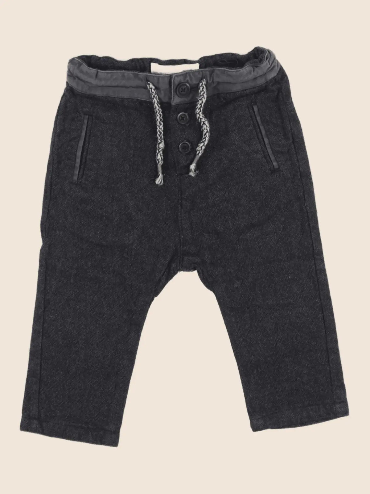 Zara - pantalon gris - 6/9 mois