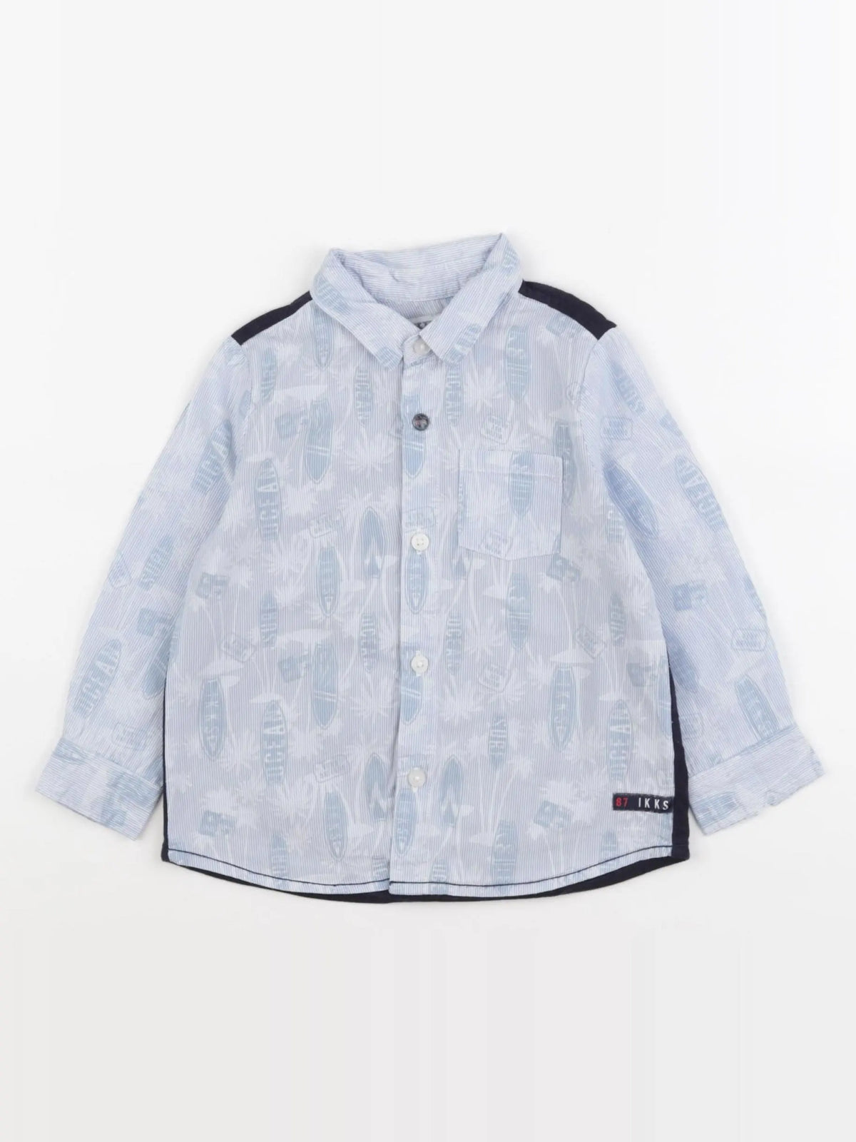 IKKS - chemise bleu - 18 mois