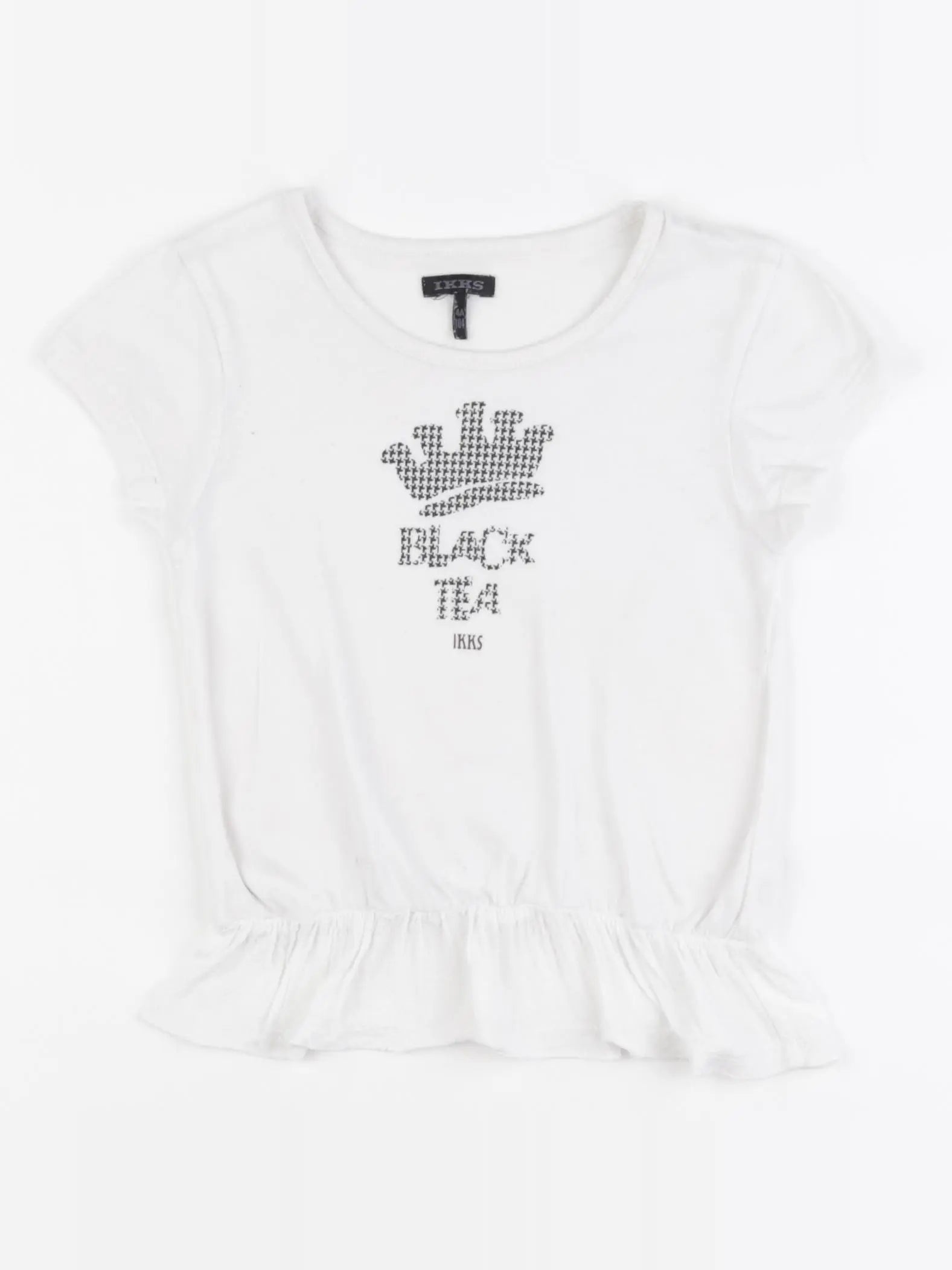IKKS - tee-shirt blanc - 4 ans