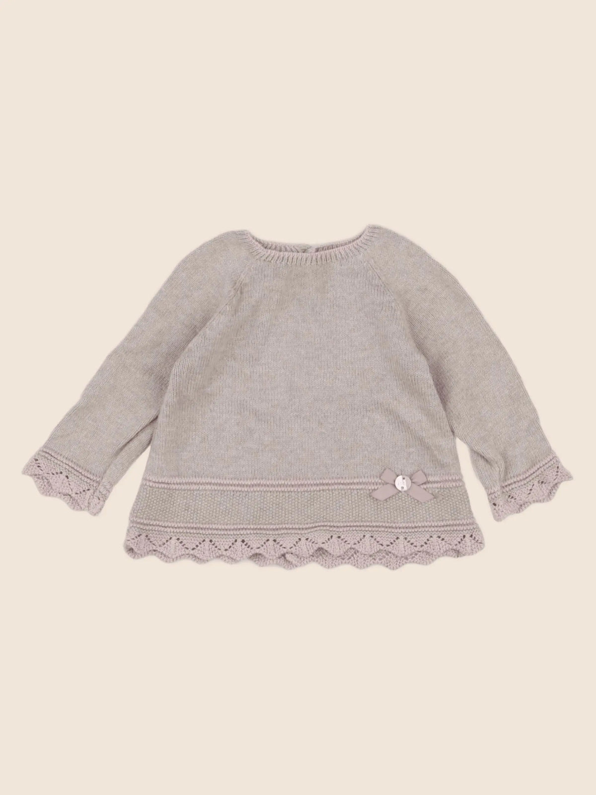 Paz Rodriguez - pull marron - 4/6 mois