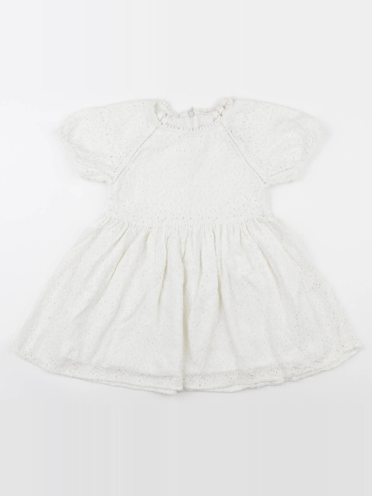 Monoprix - robe blanc - 4 ans