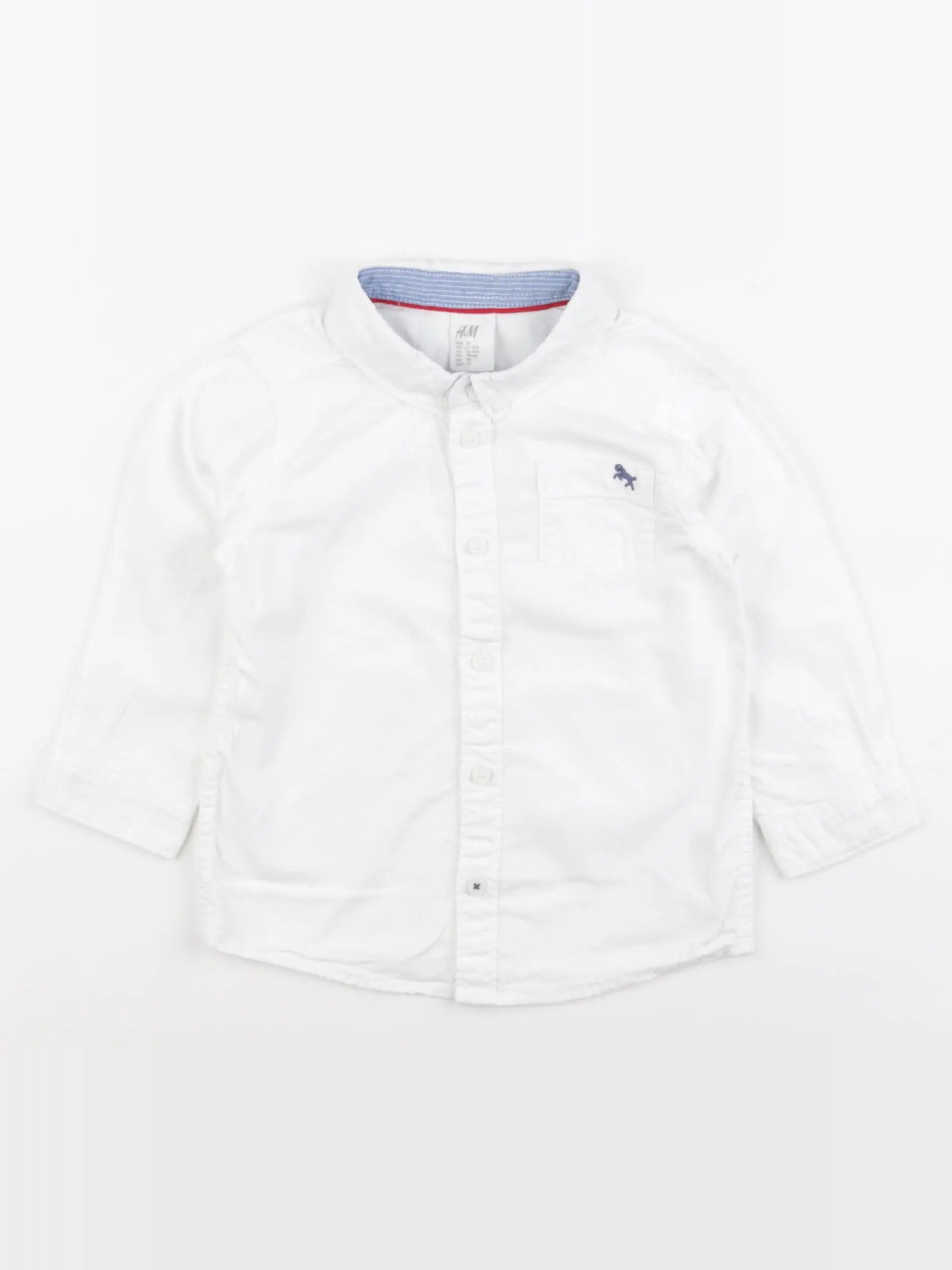 H&M - chemise blanc - 12/18 mois