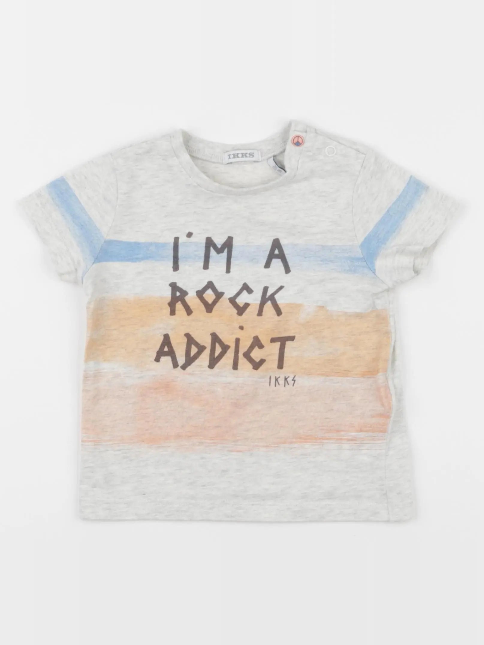 IKKS - tee-shirt gris, multicolore - 12 mois