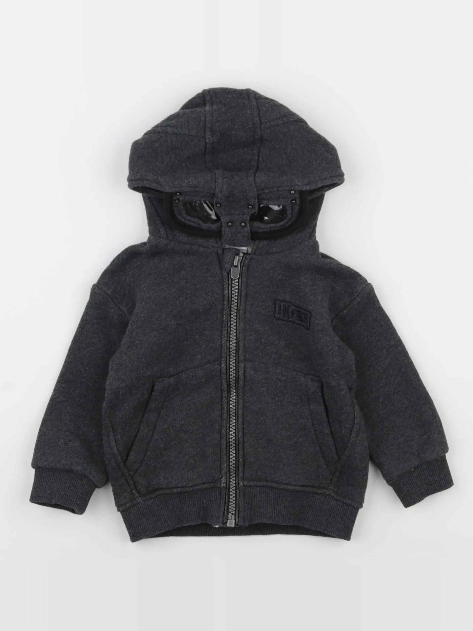 IKKS - sweat imprimé au dos gris - 12 mois