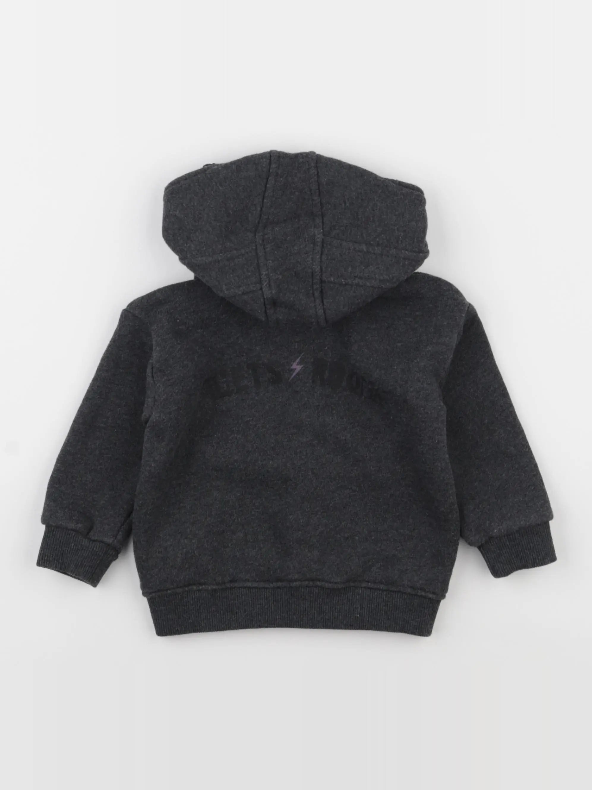 IKKS - sweat imprimé au dos gris - 12 mois