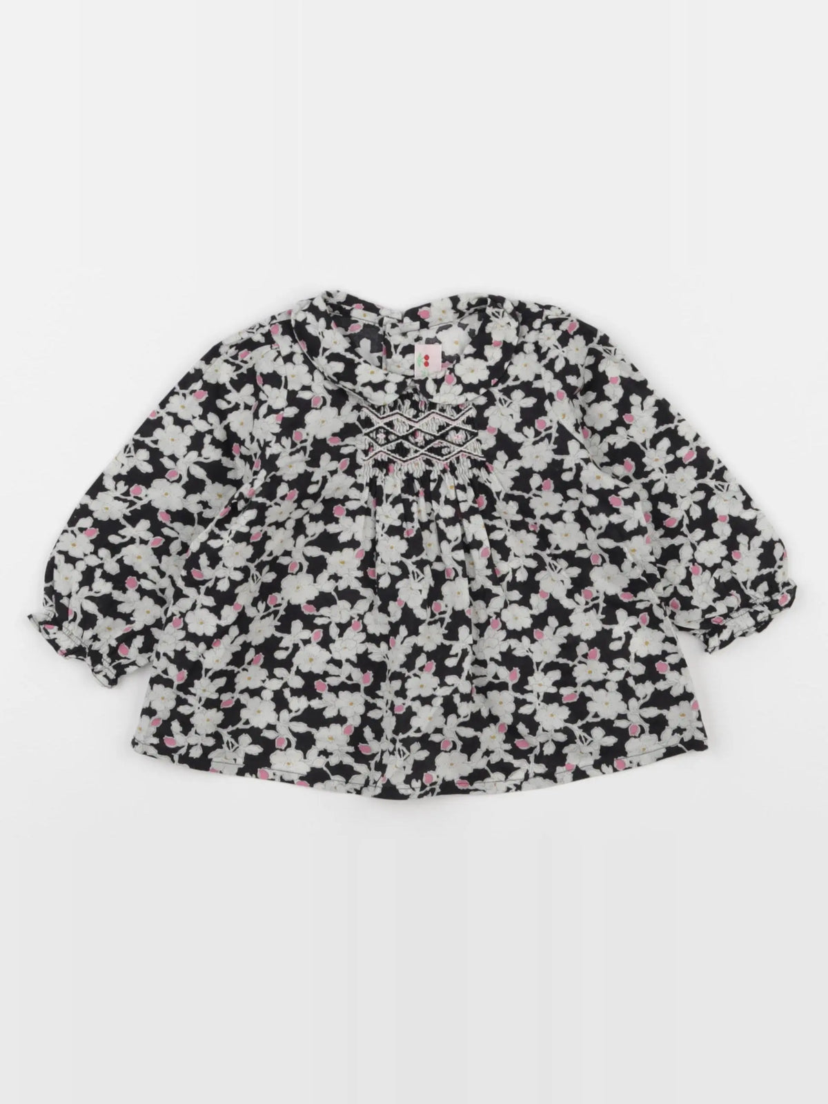 Bonpoint - blouse noir - 6 mois
