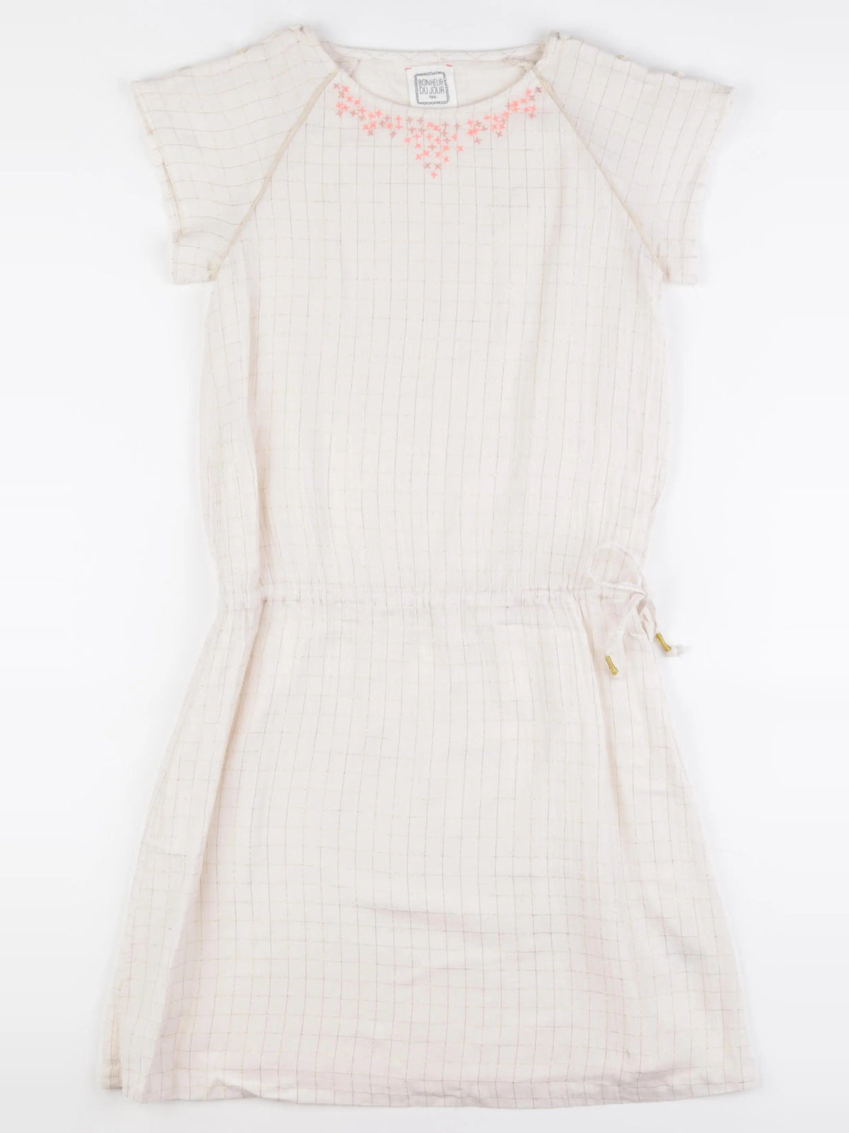 Bonheur du jour - robe beige, or - 12 ans