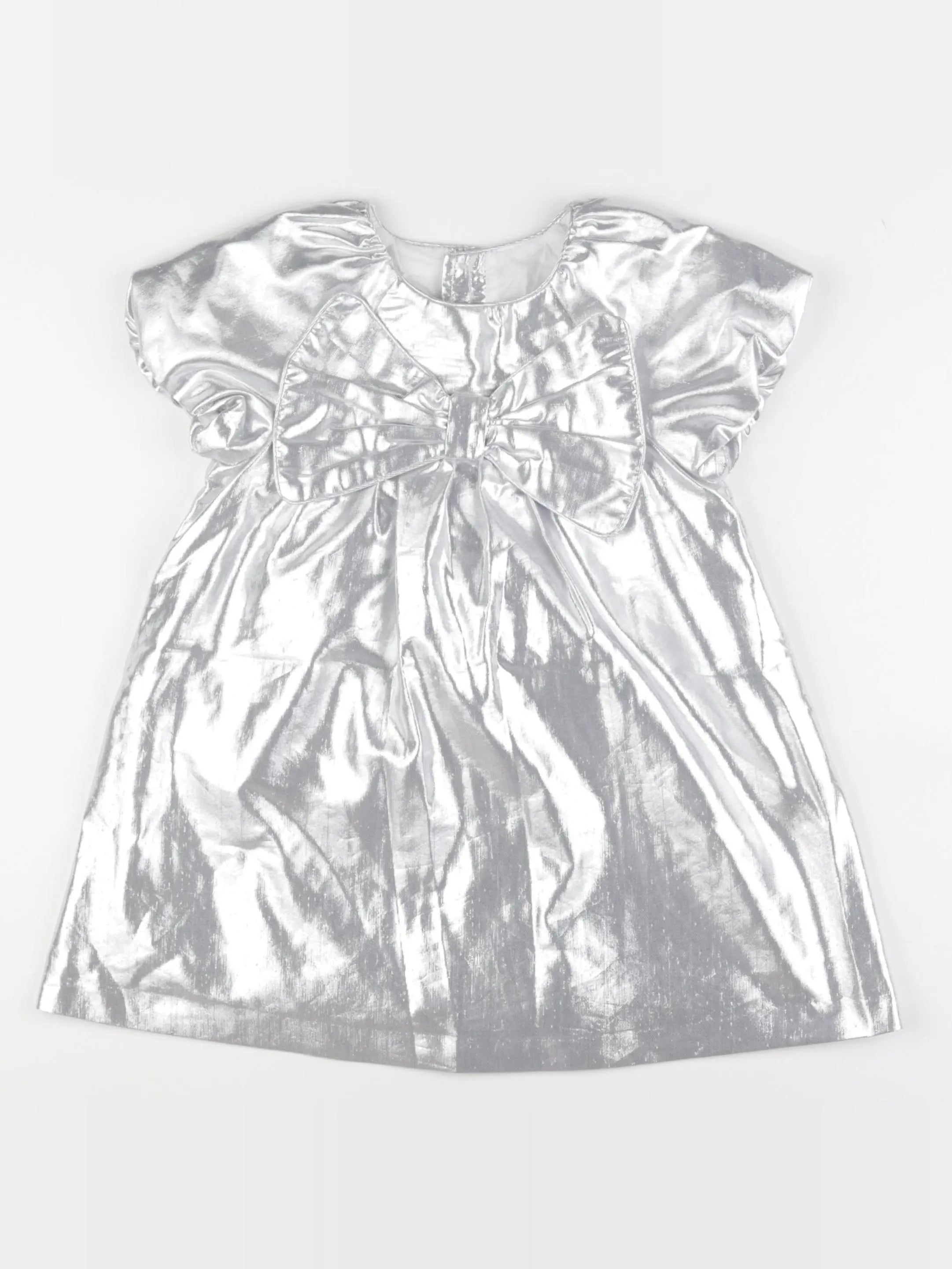 Zara - robe argent - 3/4 ans