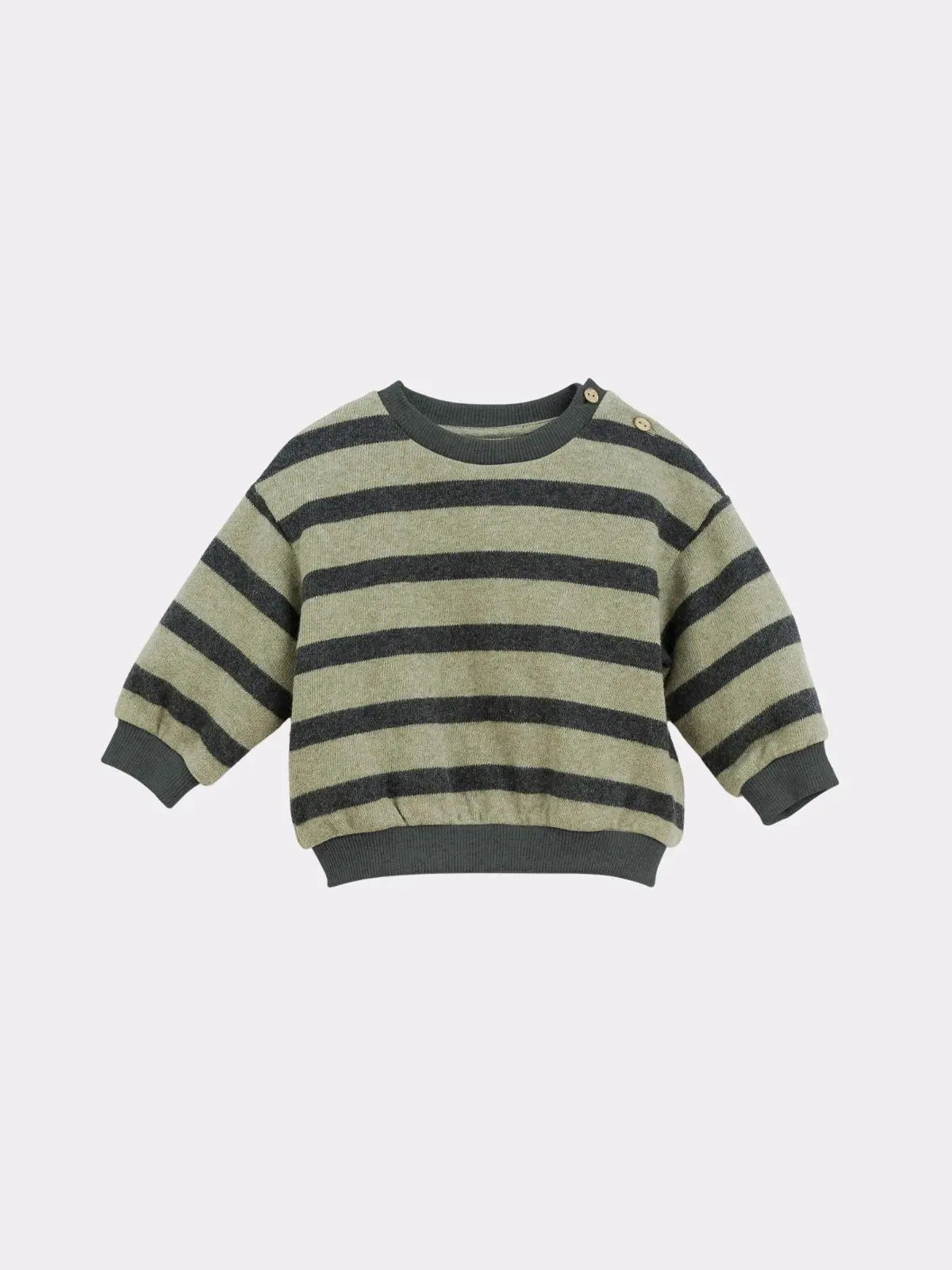 Sweat gris, vert