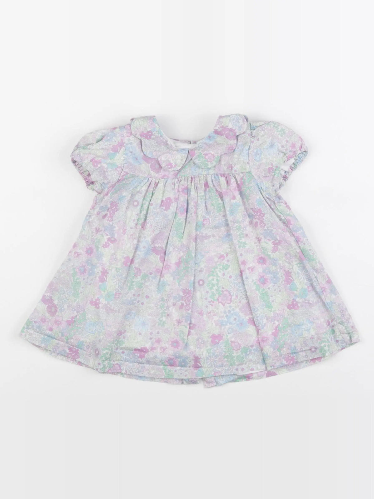 Jacadi - robe liberty violet - 6 mois