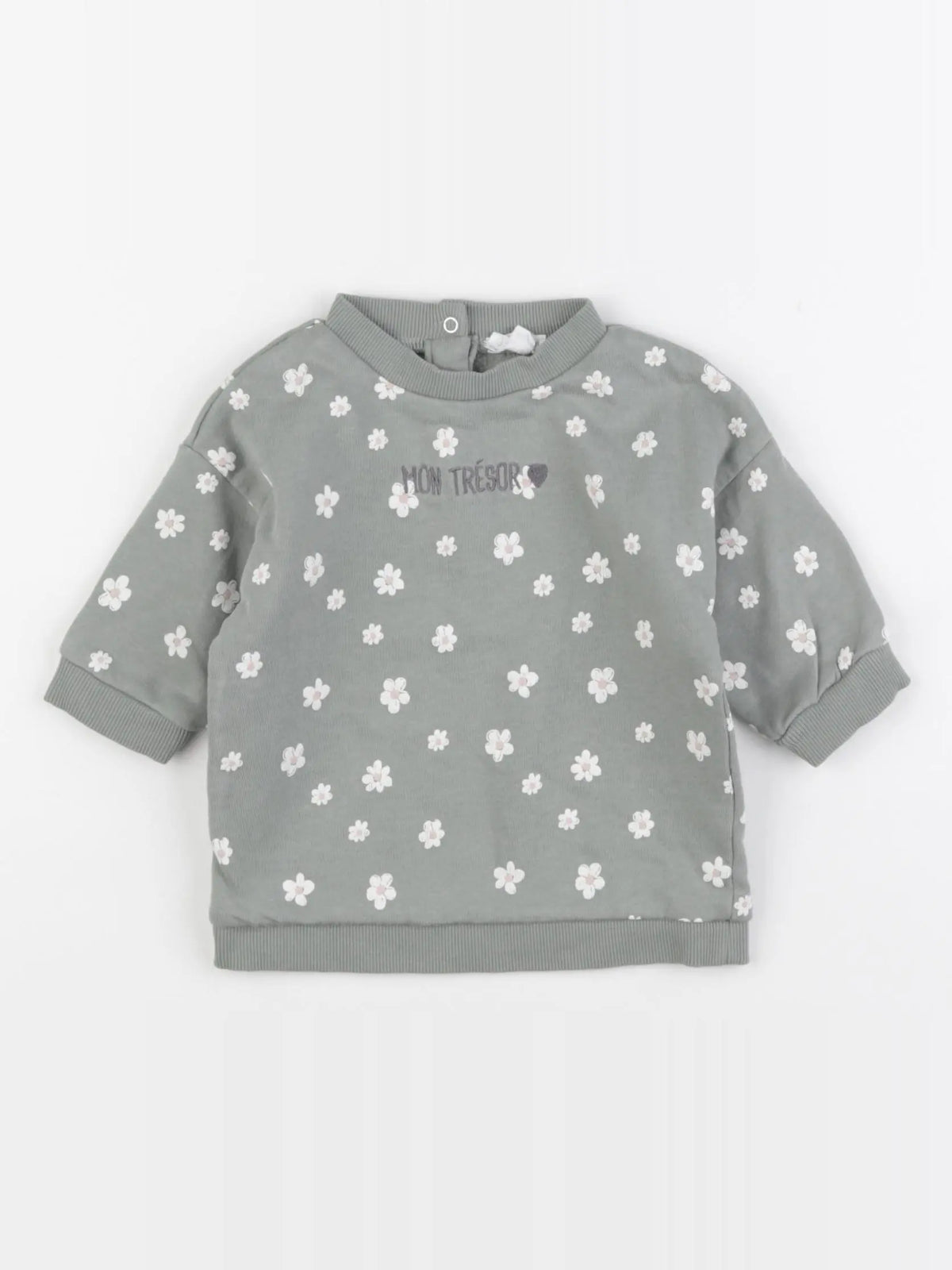 Vertbaudet - robe vert - 6 mois