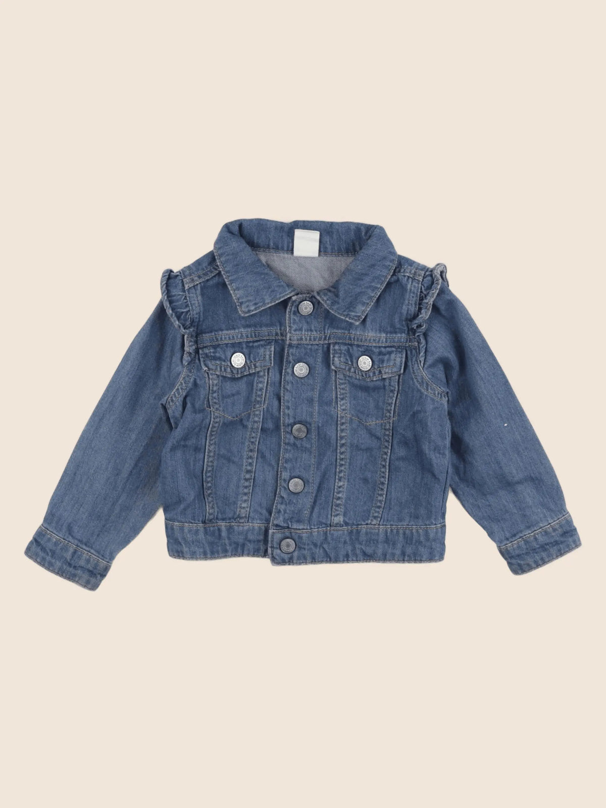 H&M - veste bleu - 12/18 mois