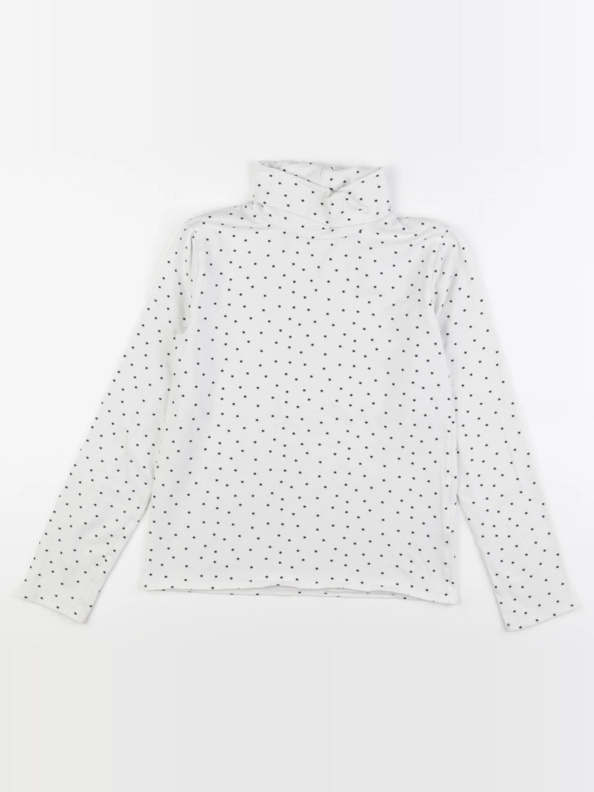 Vertbaudet - sous-pull blanc - 10 ans