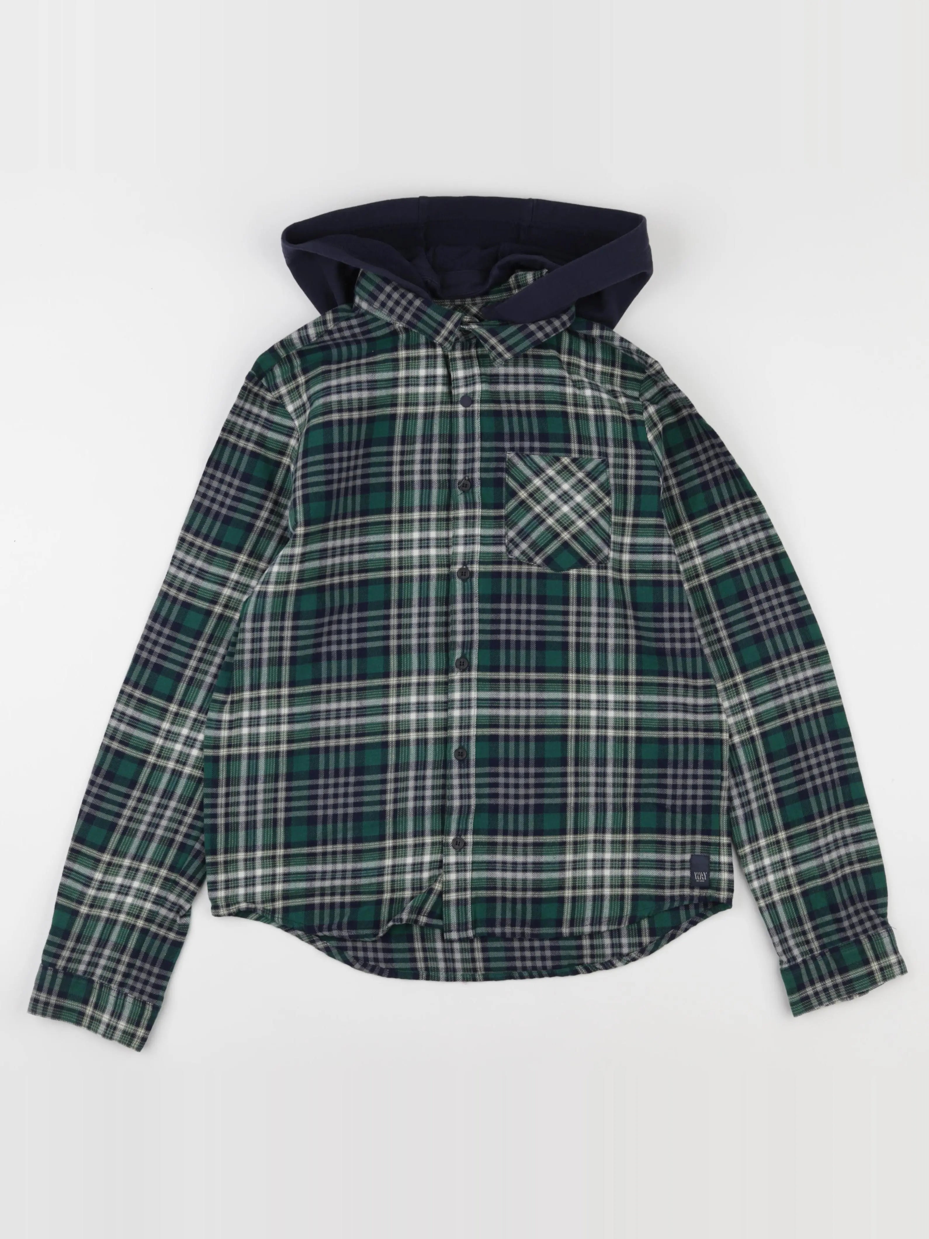 IKKS - chemise vert - 14 ans
