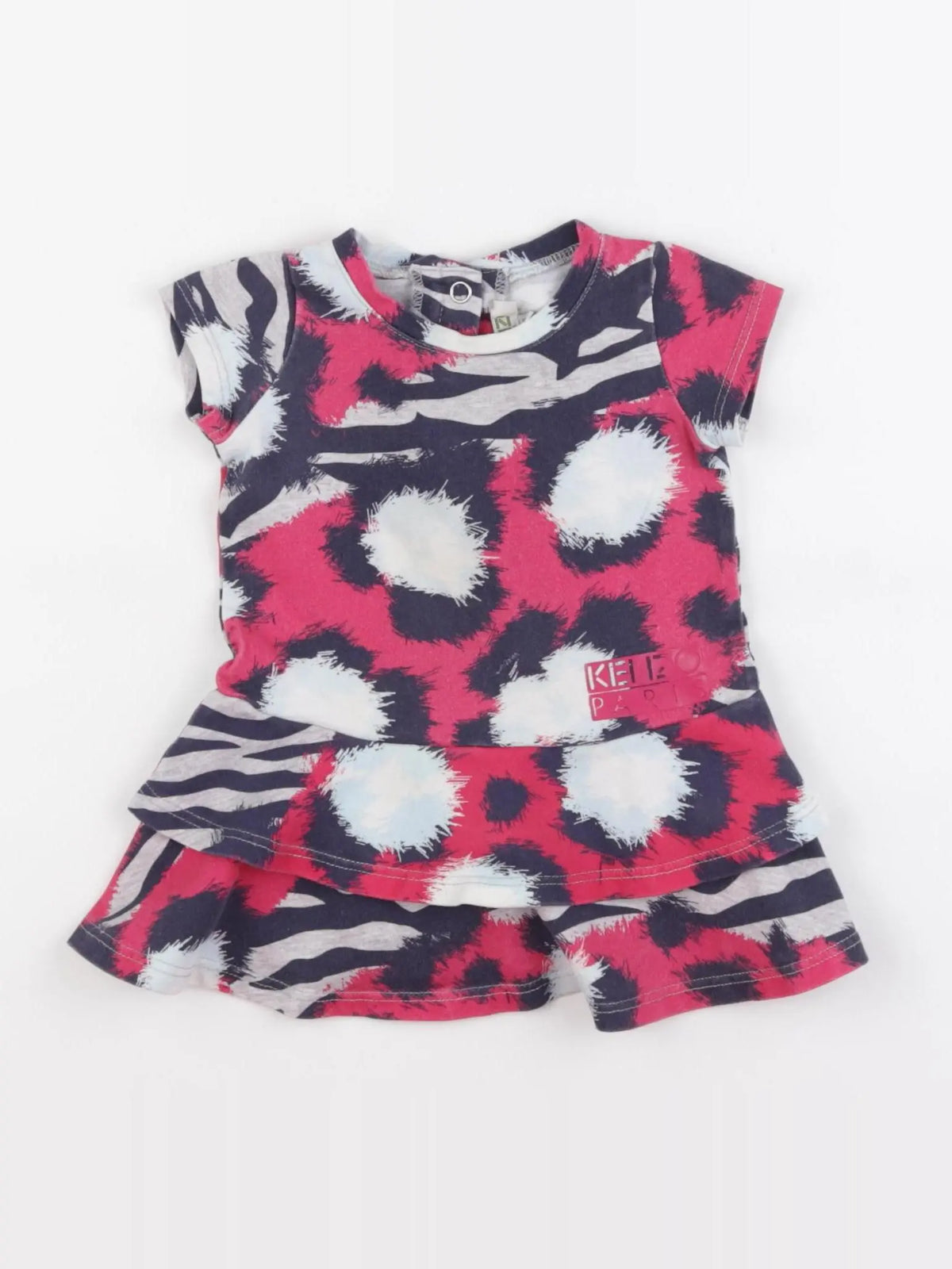 Kenzo - robe rose - 6 mois
