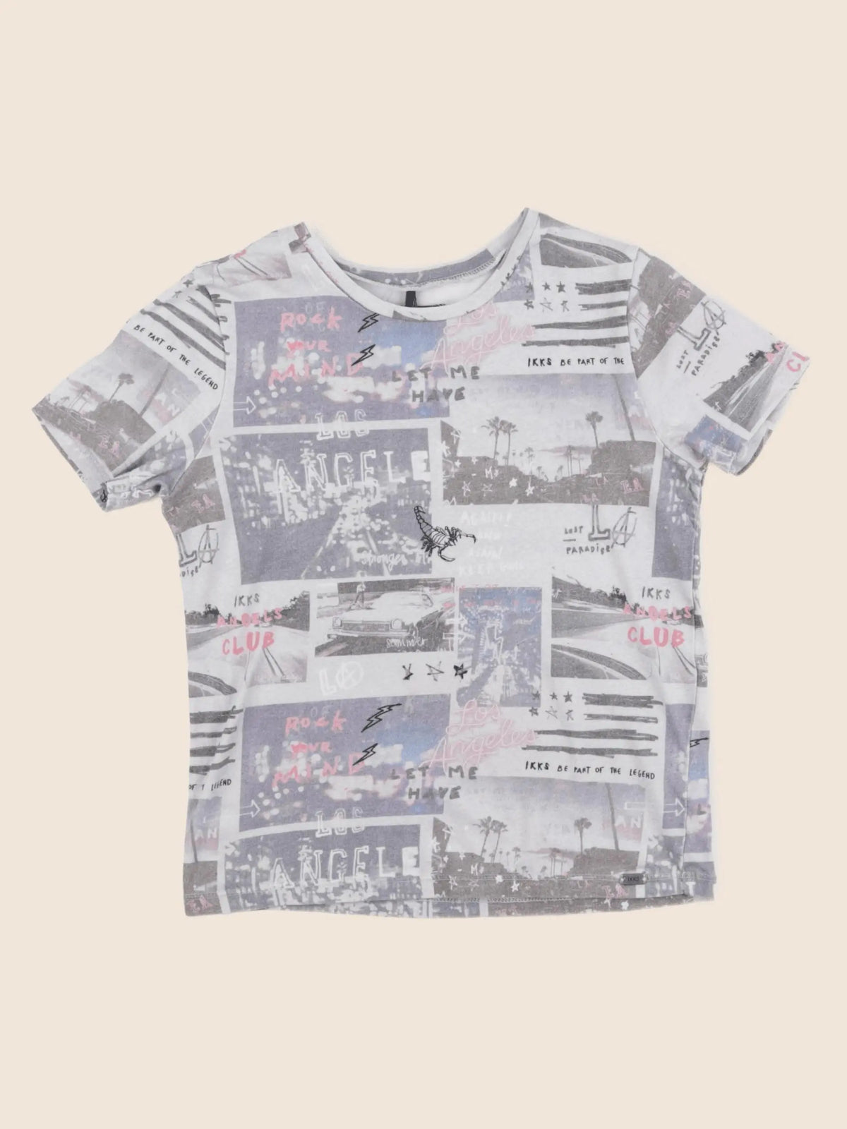 IKKS - tee-shirt gris - 6 ans
