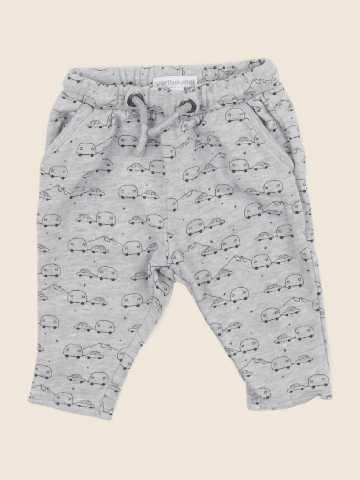 Vertbaudet - jogging gris - 3 mois
