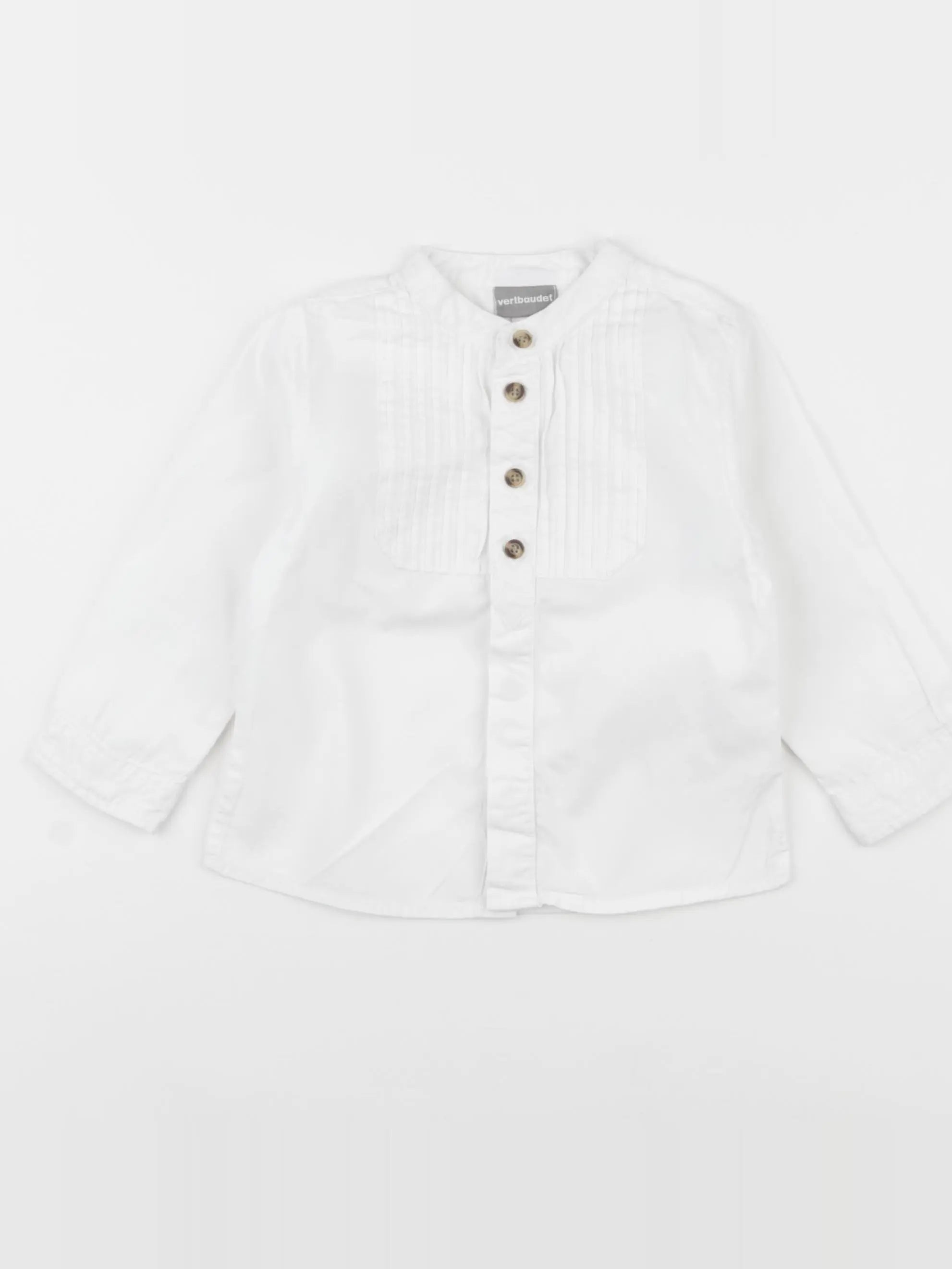 Vertbaudet - blouse blanc - 18 mois