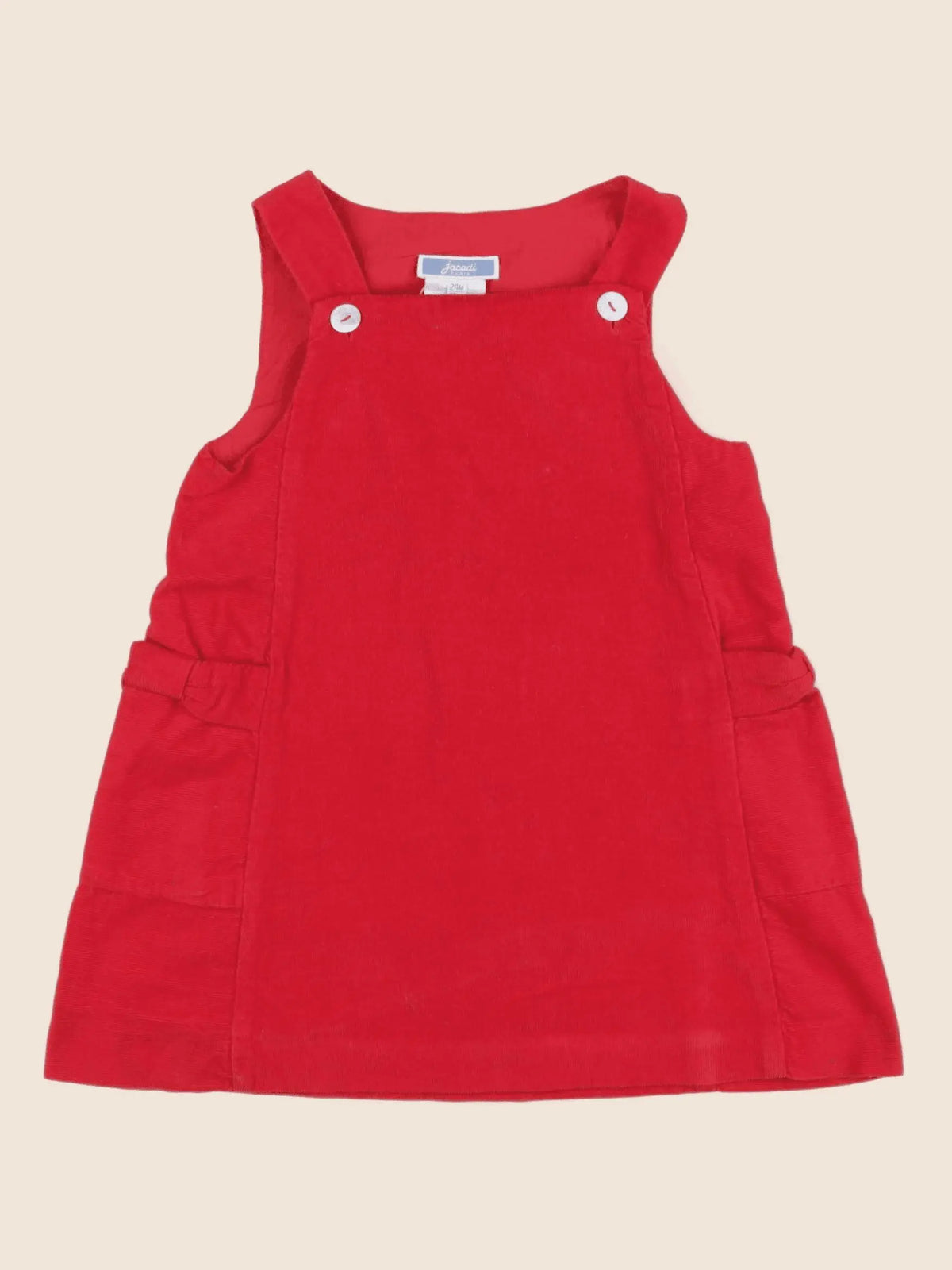 Jacadi - robe rouge - 12 mois