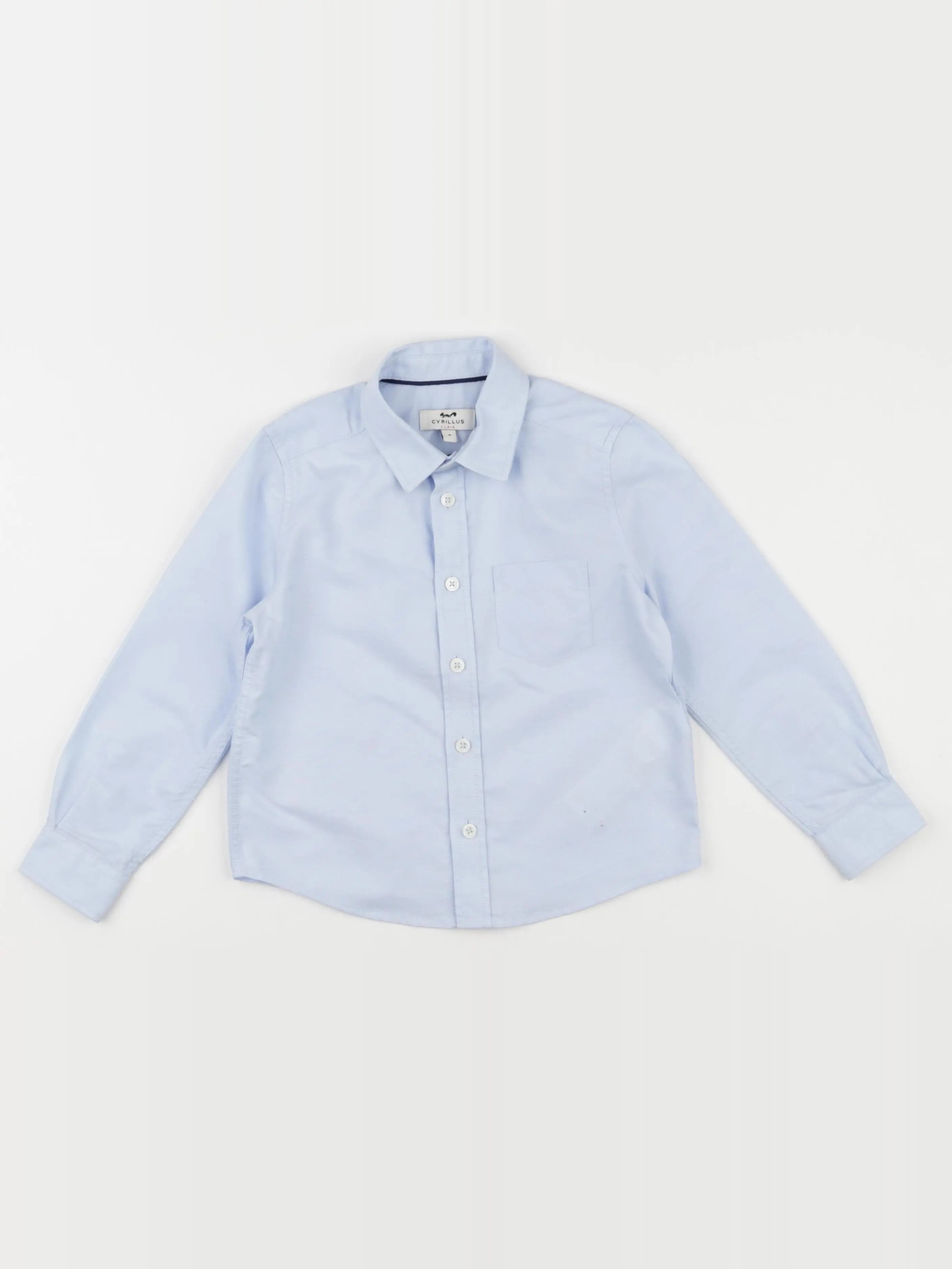 Cyrillus - chemise bleu - 4 ans