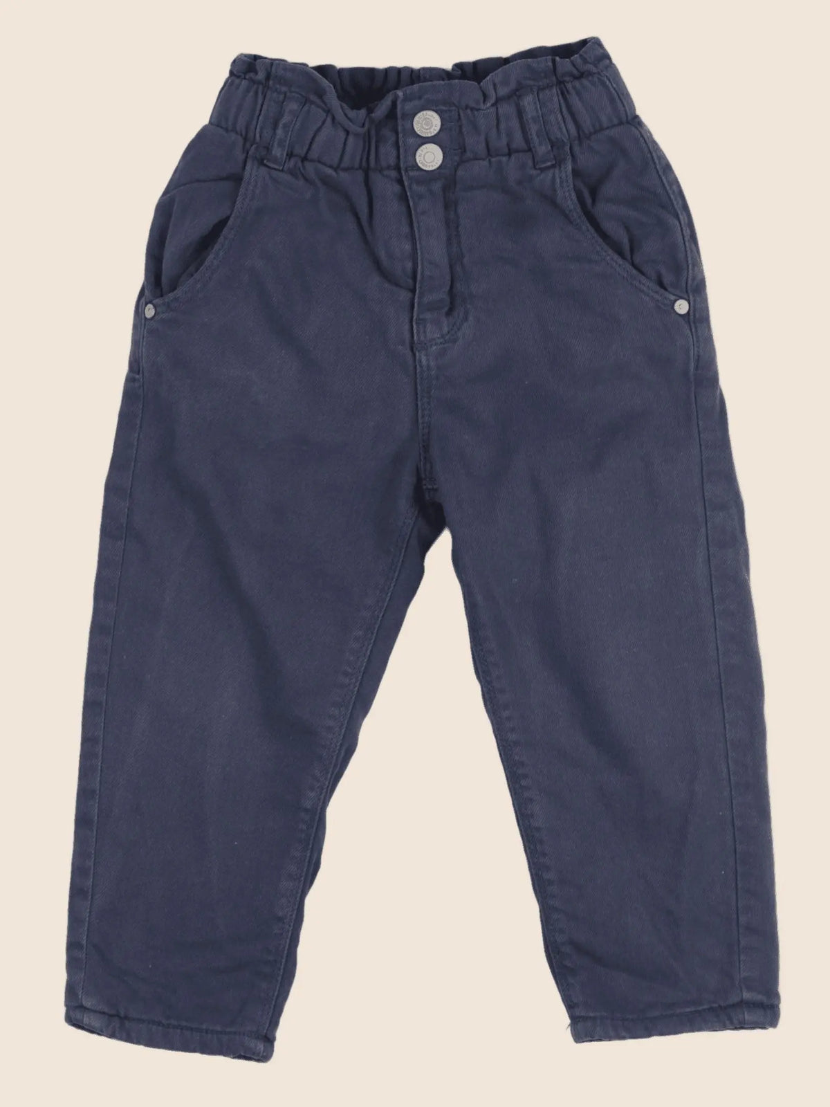 Vertbaudet - jean doublé bleu - 3 mois