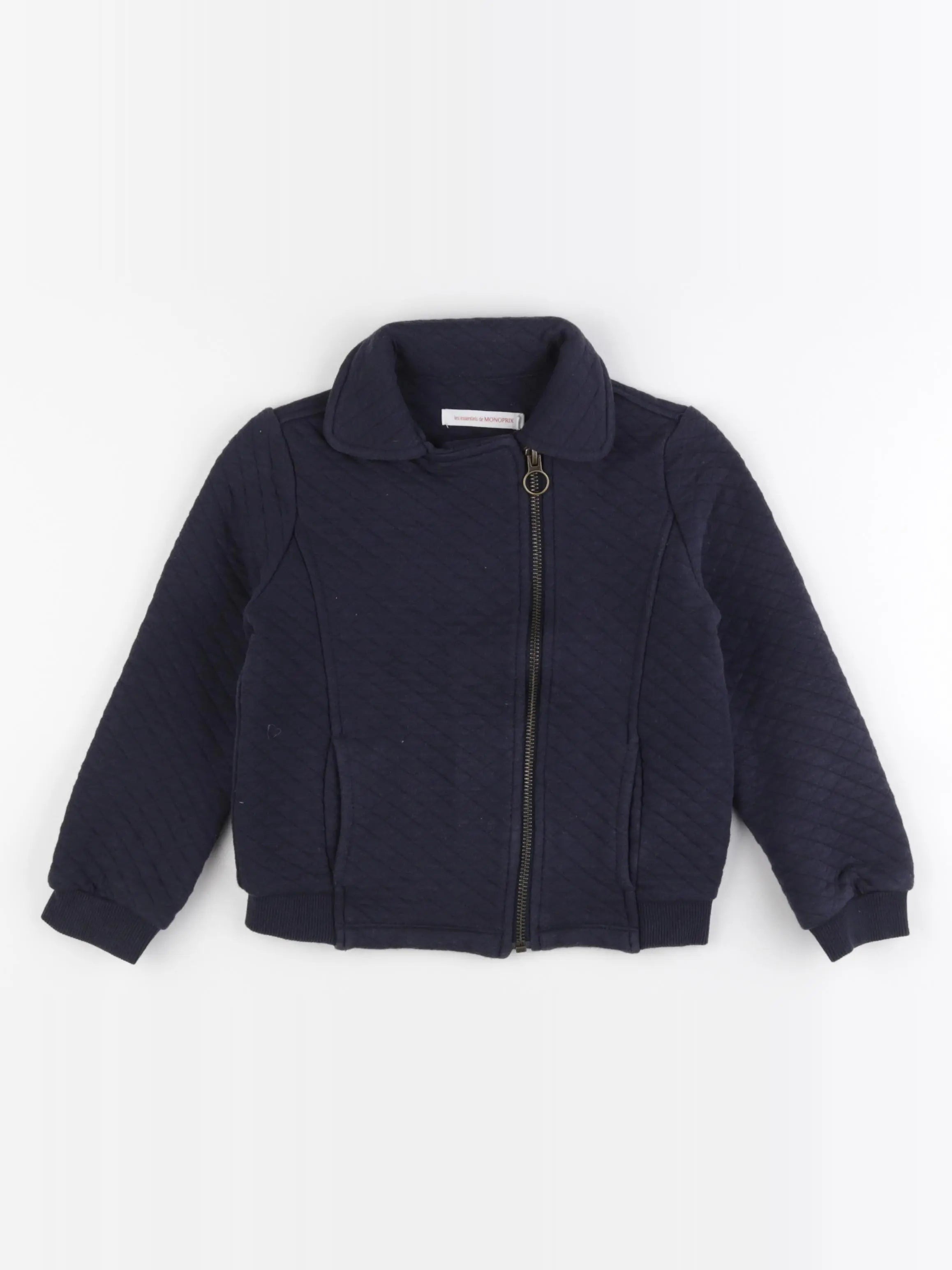 Monoprix - veste bleu - 6 ans