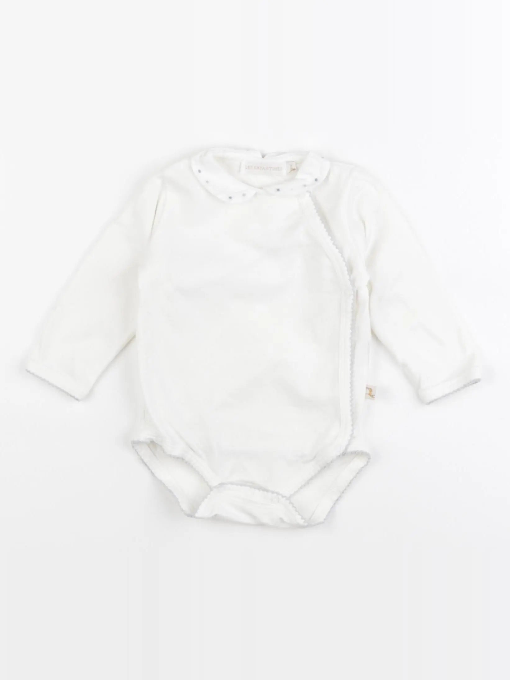 Les Enfantines - body à col beige - 6 mois