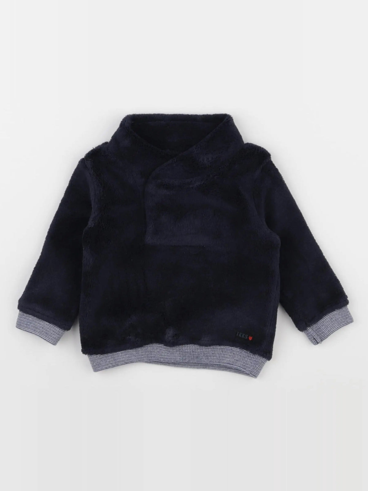 IKKS - sweat bleu - 6 mois