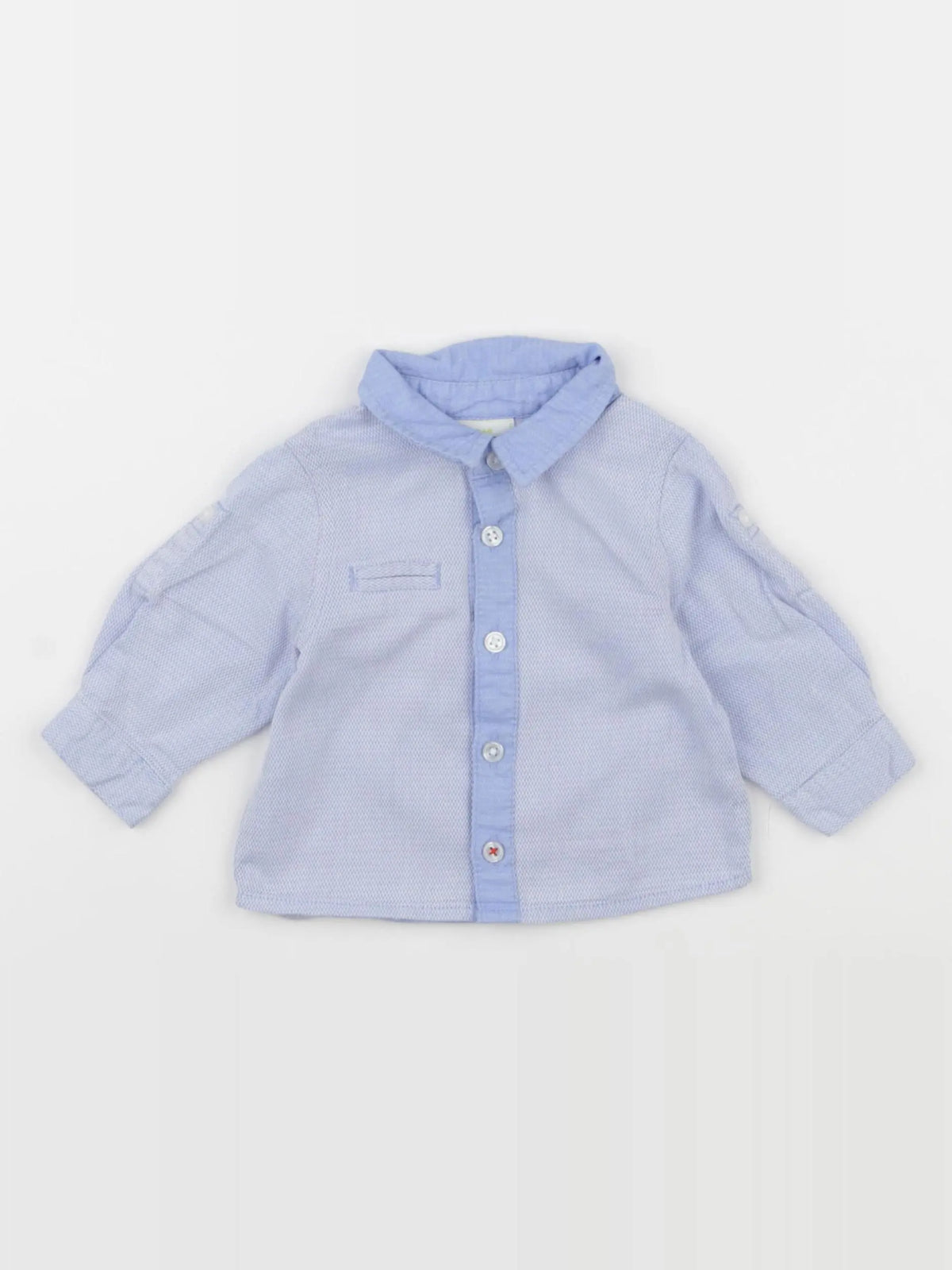 Tape à l'oeil - chemise bleu - 3 mois