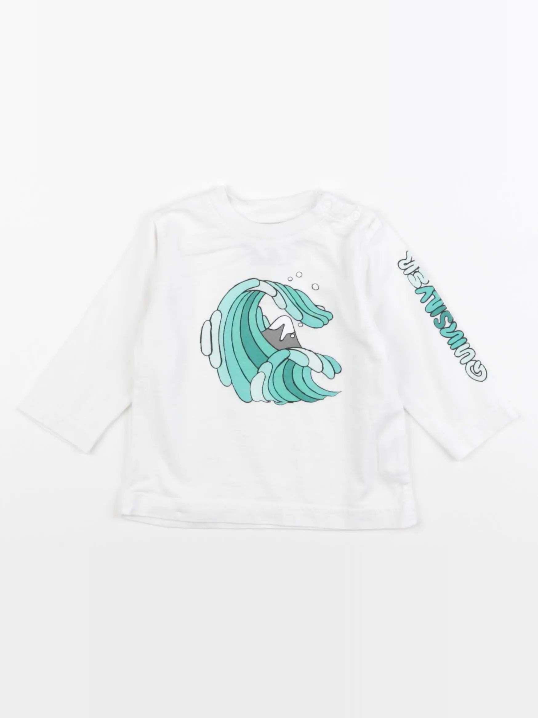 Quiksilver - tee-shirt blanc - 9 mois