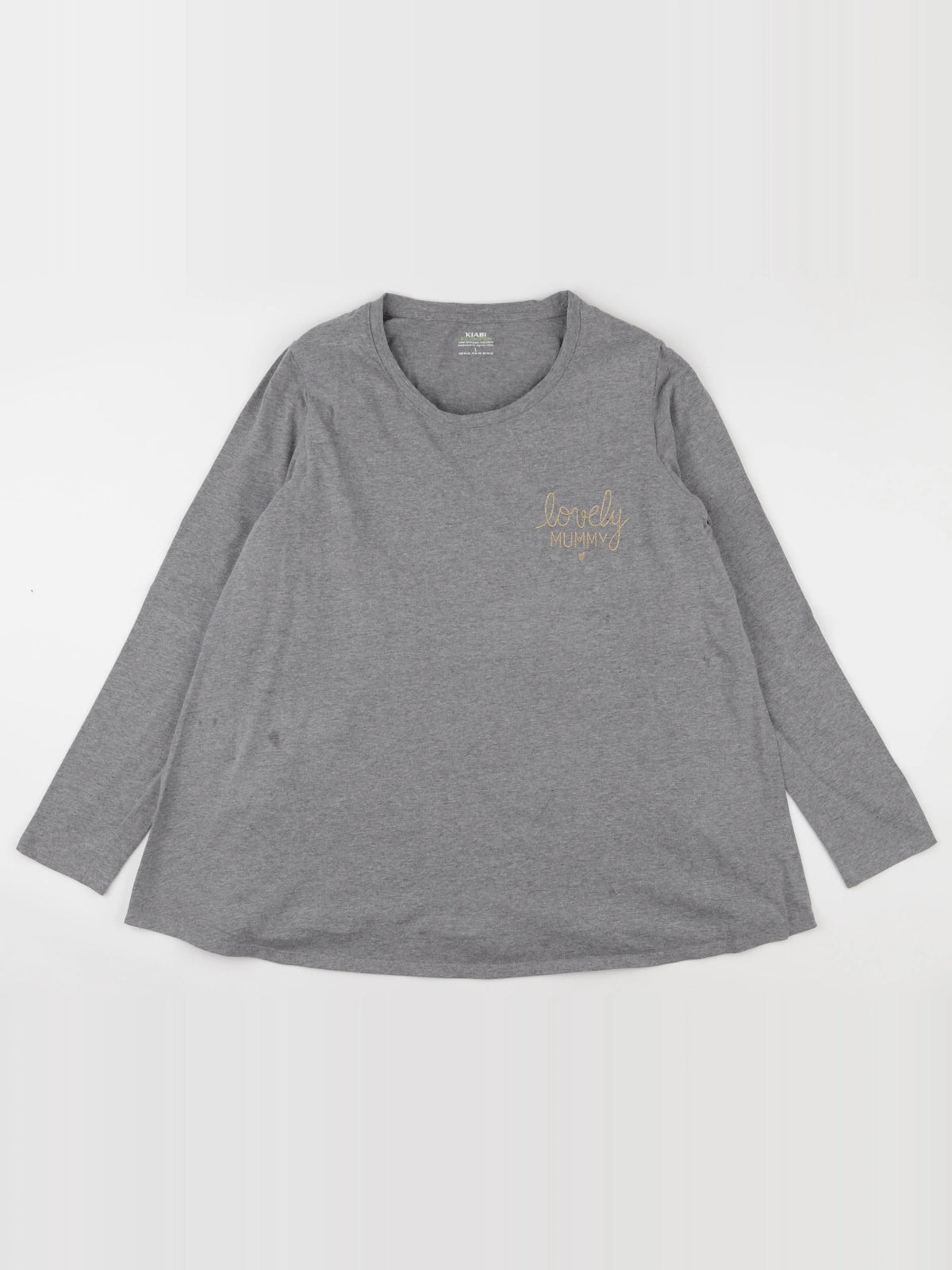 Kiabi - tee-shirt allaitement gris - l
