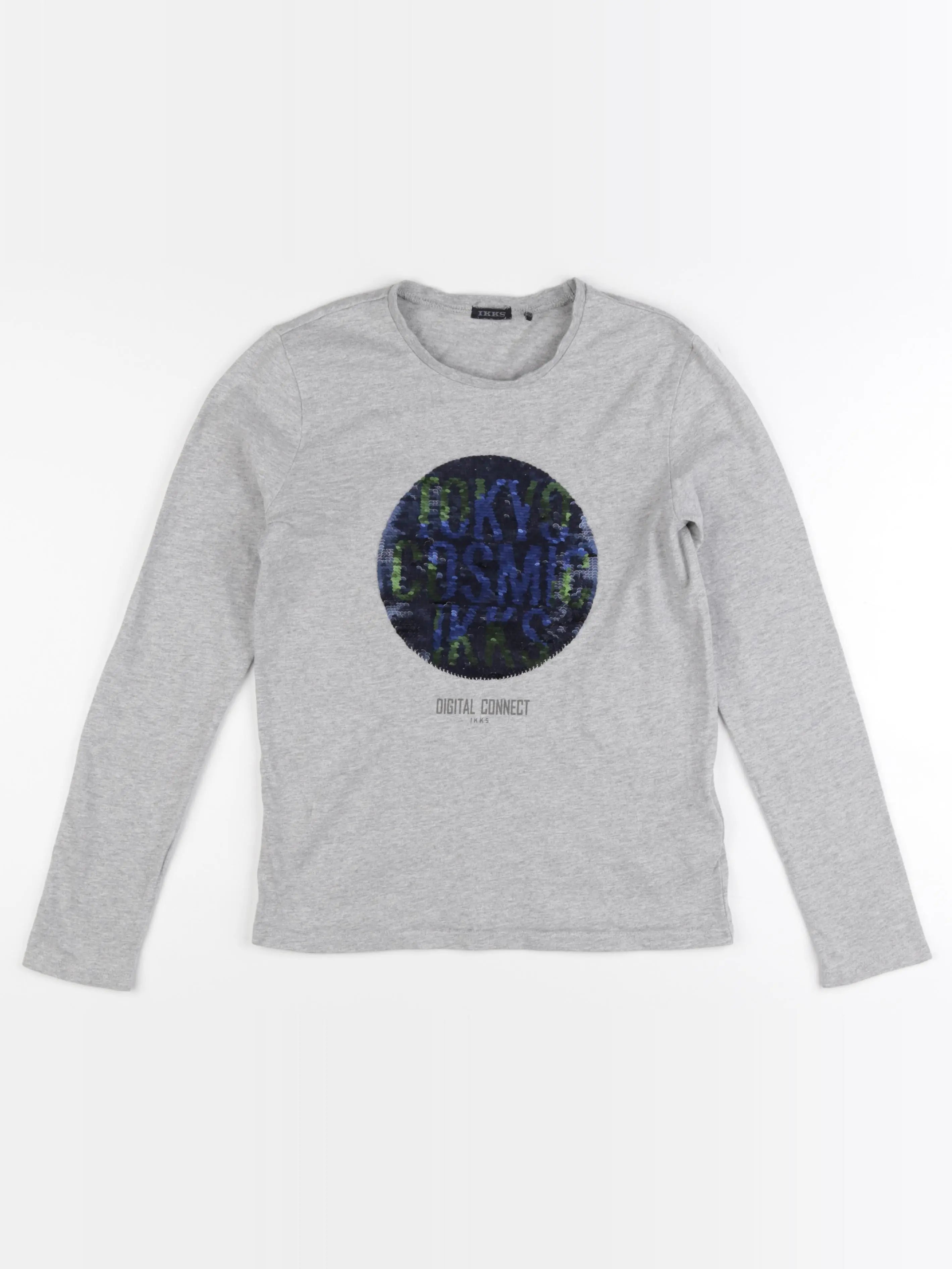 IKKS - tee-shirt gris - 12 ans