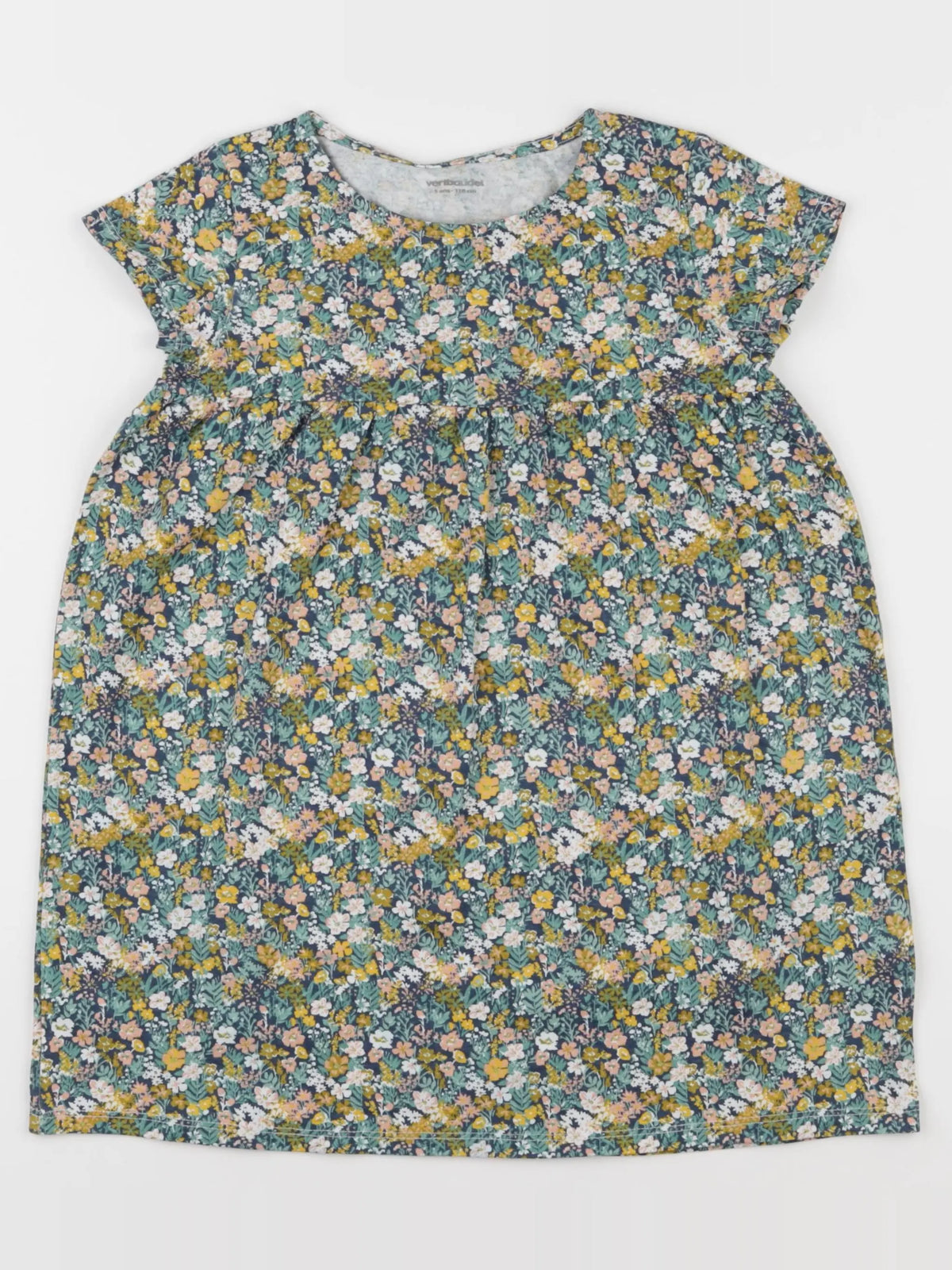 Vertbaudet - robe vert - 5 ans