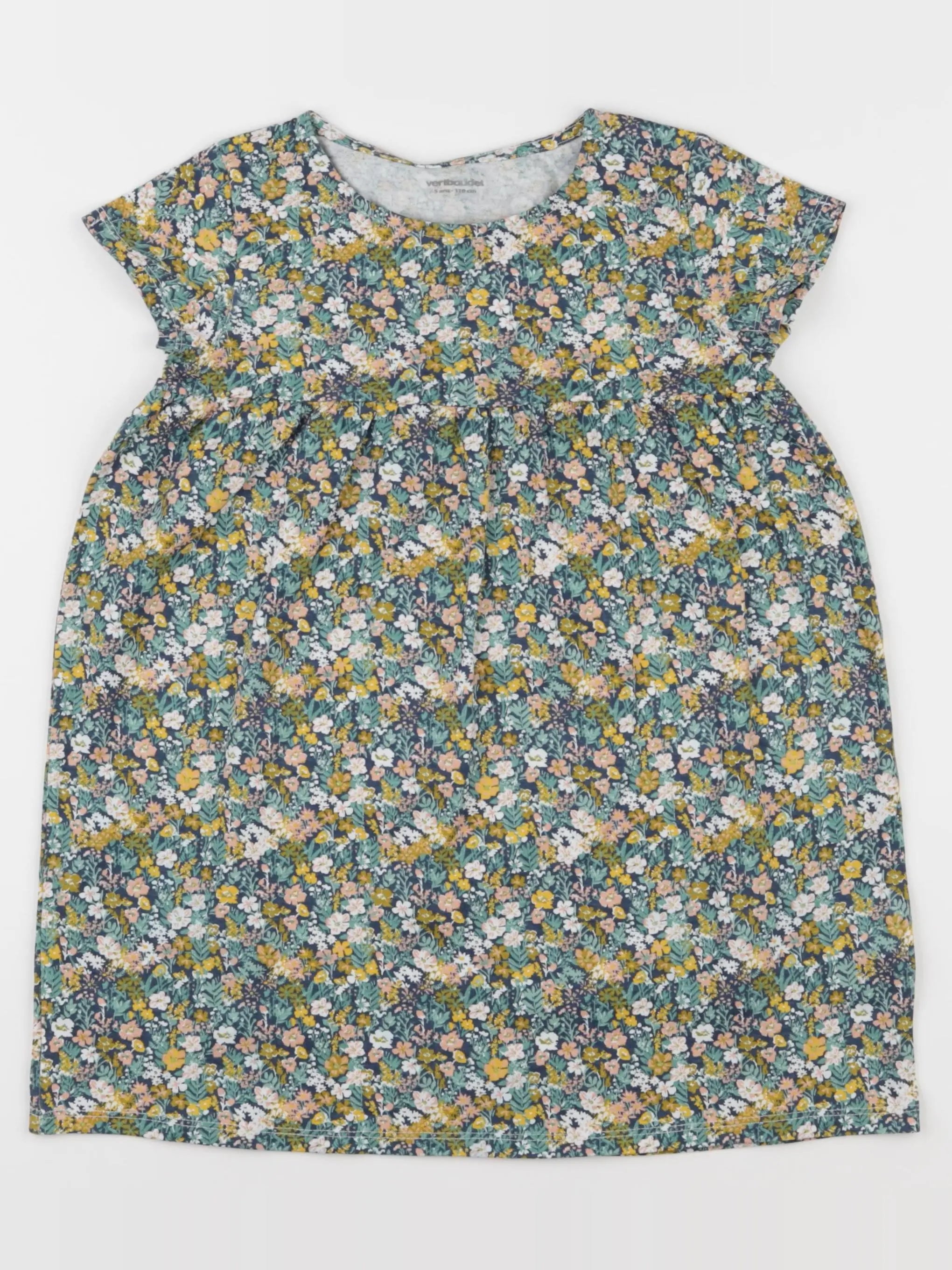 Vertbaudet - robe vert - 5 ans
