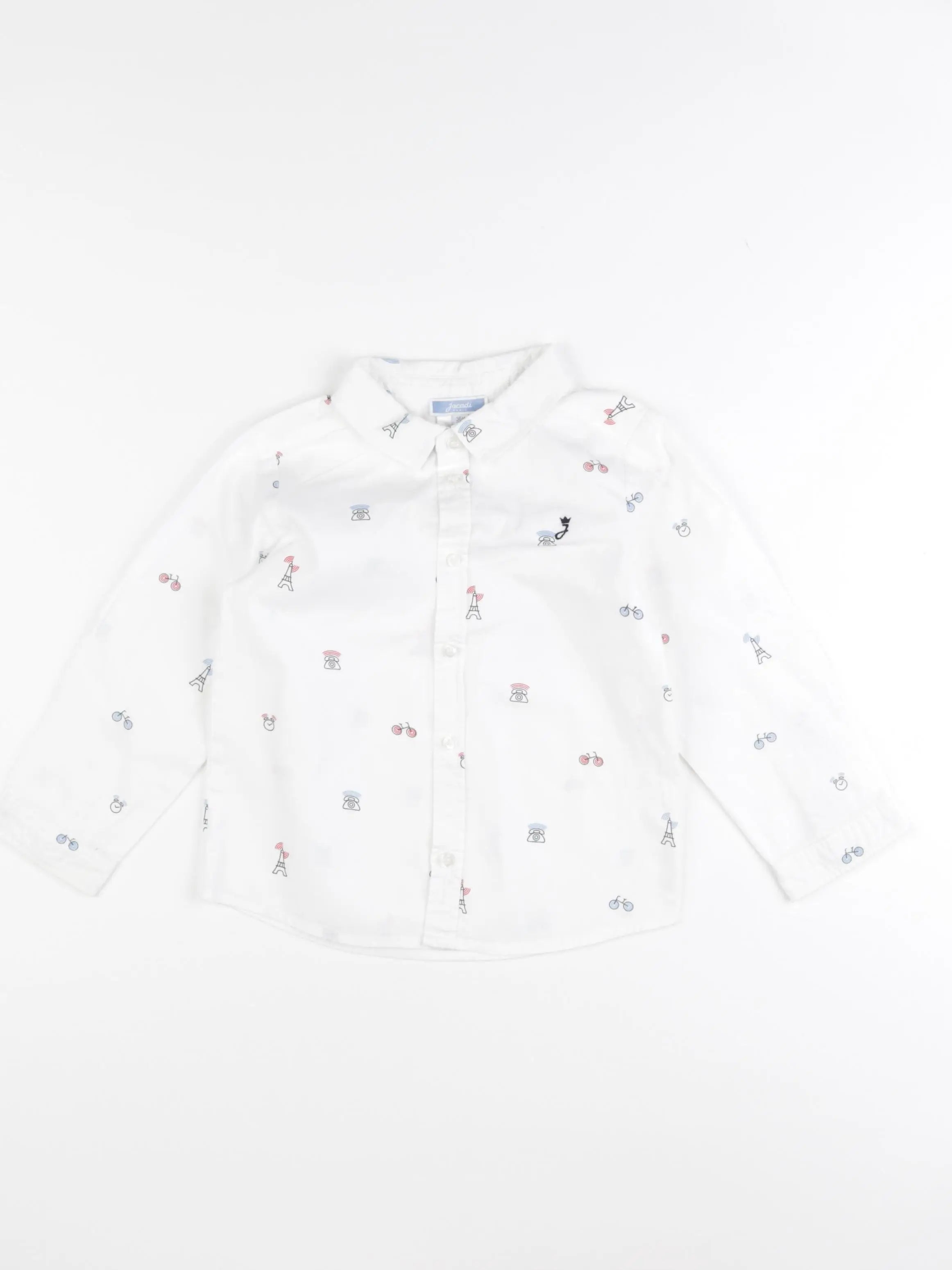Jacadi - chemise blanc - 36 mois