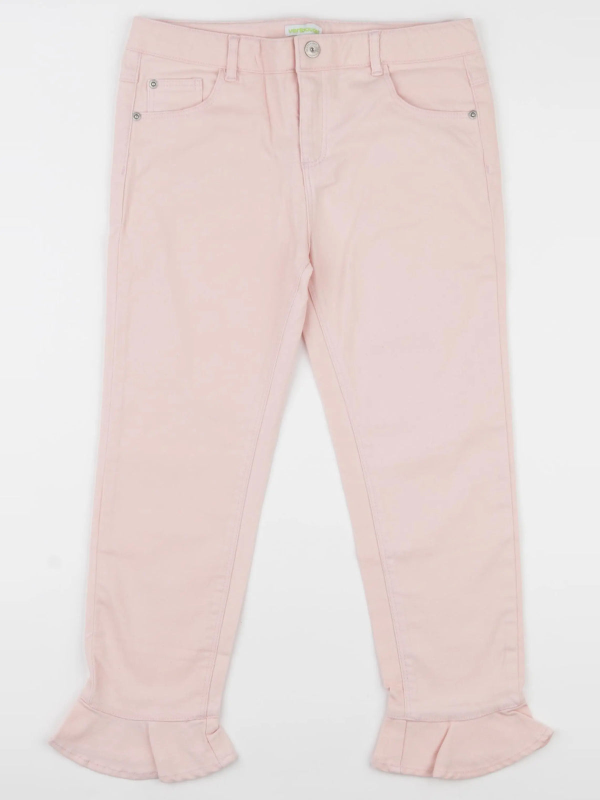 Vertbaudet - pantacourt rose - 10 ans