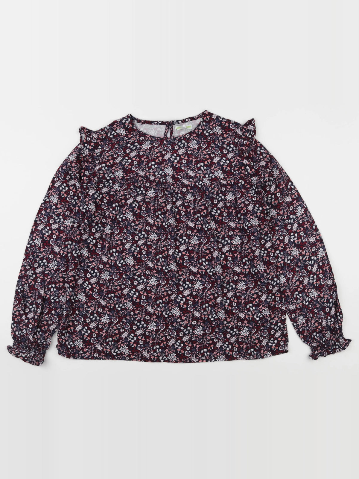 Vertbaudet - blouse rose, violet - 12 ans