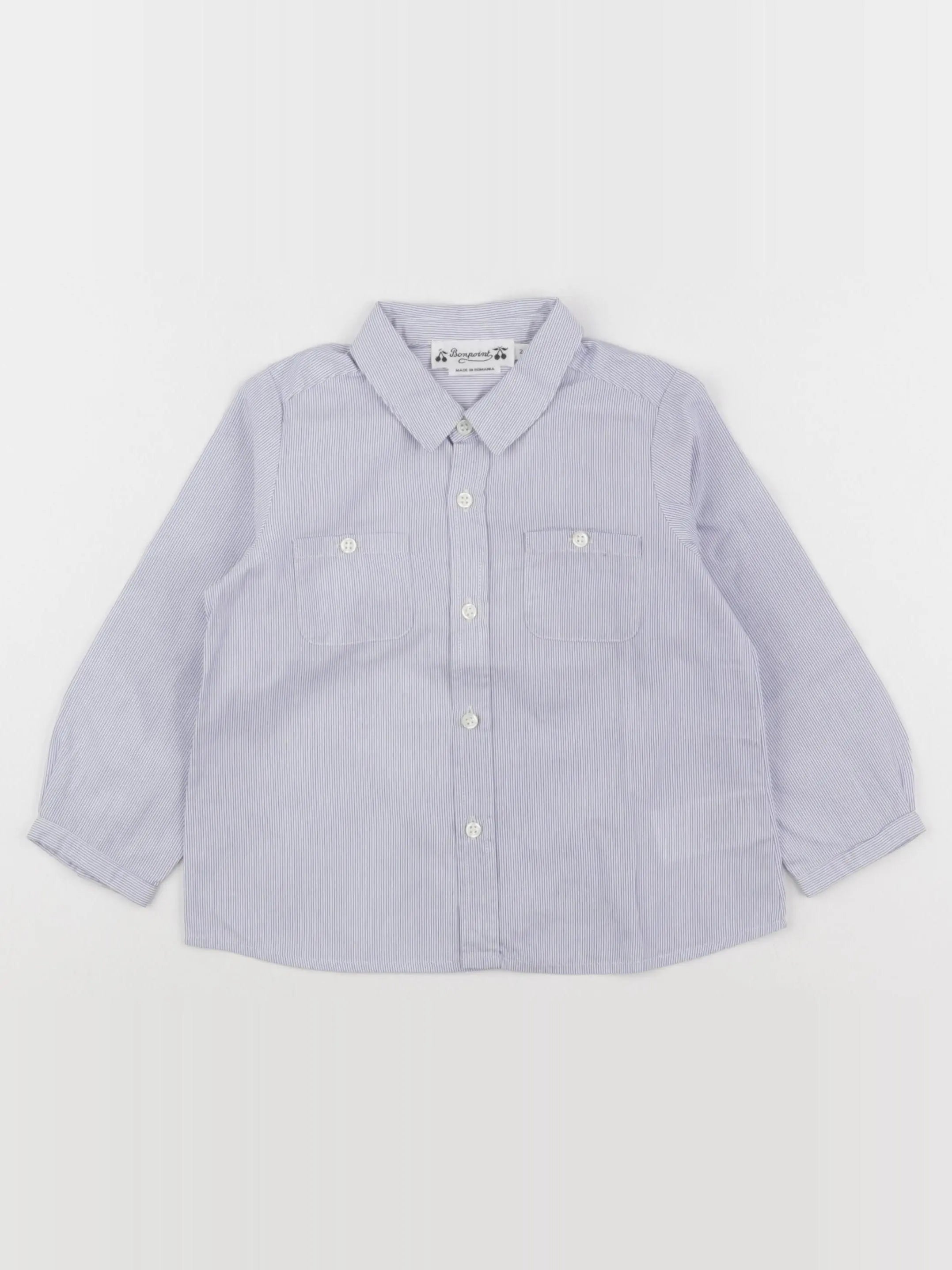 Bonpoint - chemise bleu - 2 ans
