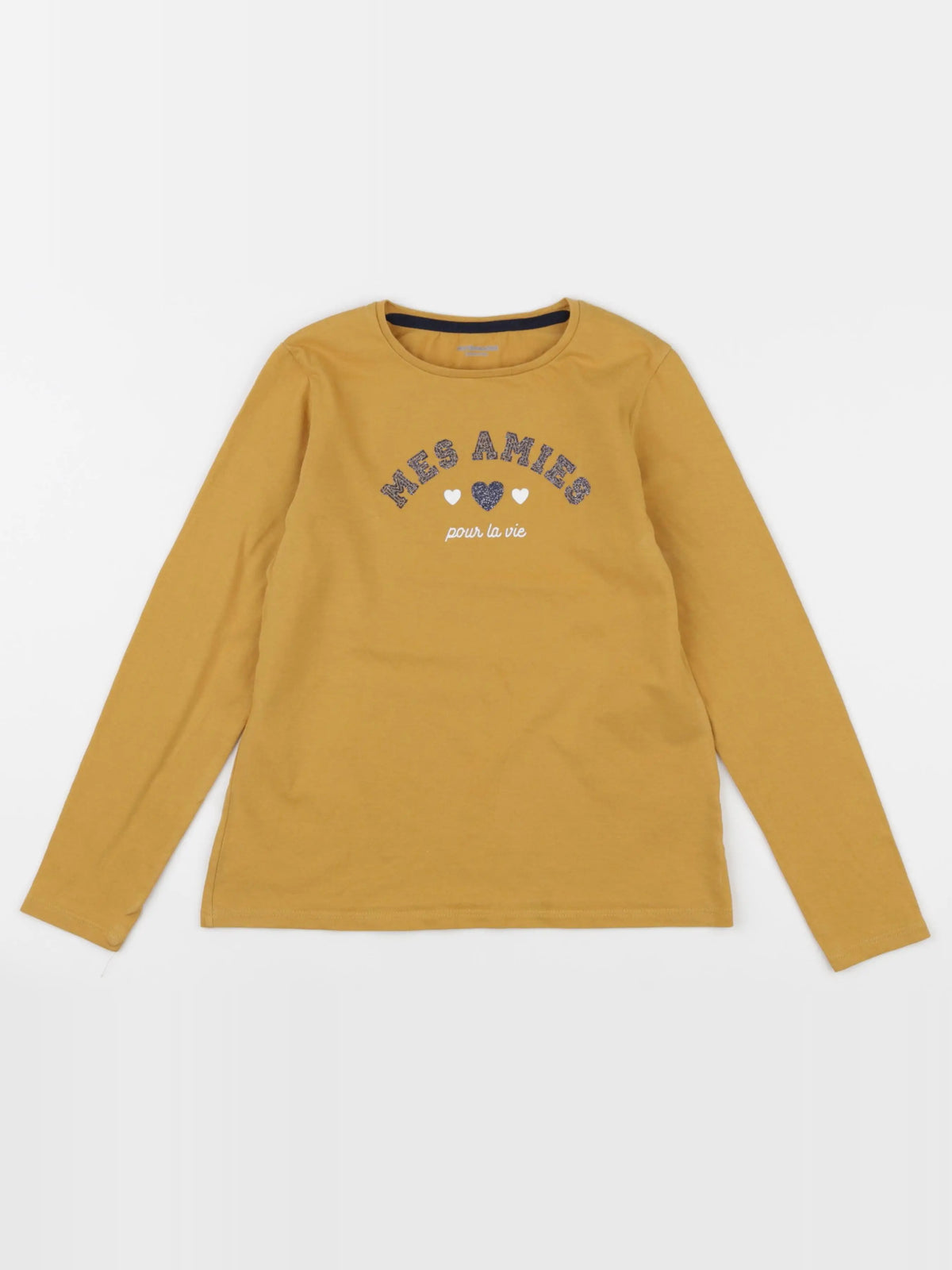 Vertbaudet - tee-shirt jaune - 8 ans