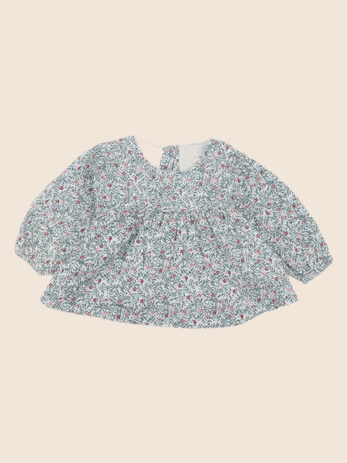 Vertbaudet - blouse vert - 9 mois