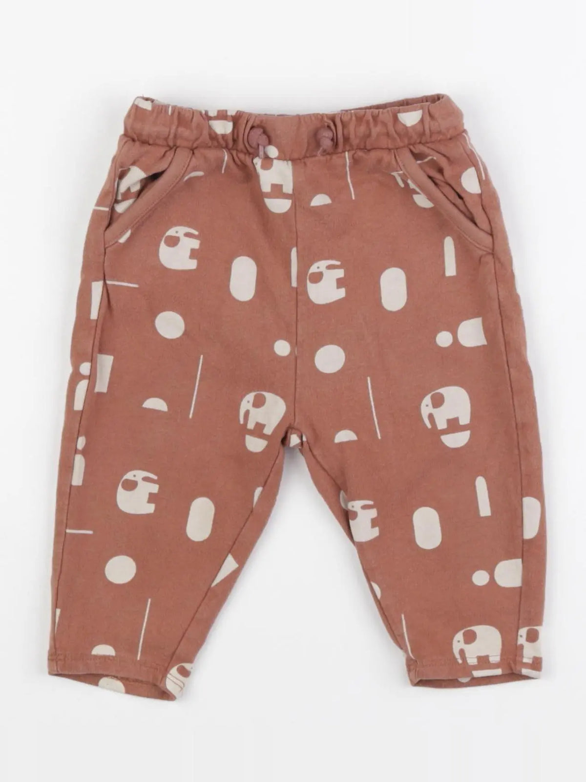 Vertbaudet - jogging marron - 9 mois